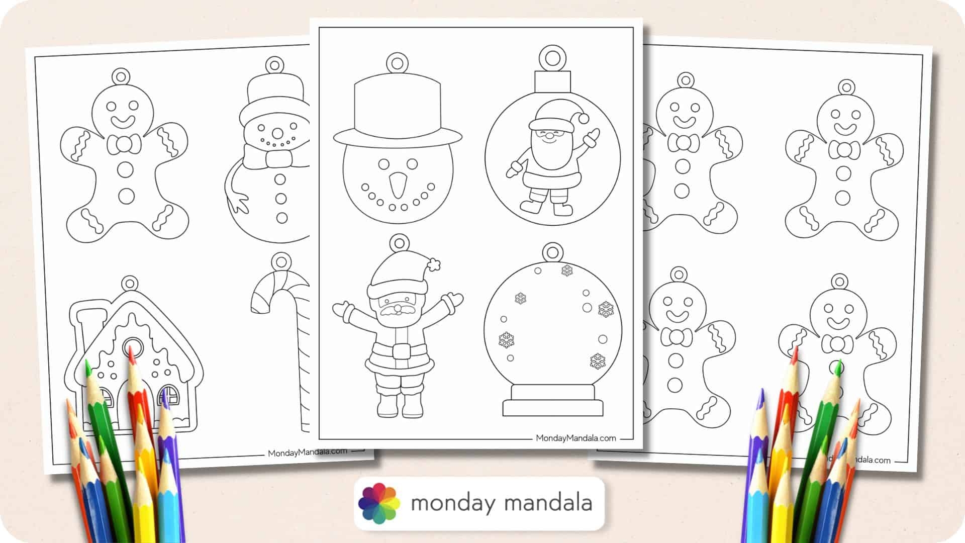 200 Printable Christmas Ornaments Free Templates 200 Printable Christmas Ornaments Free Templates