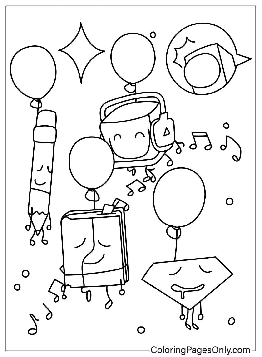 22 Battle For Dream Island Coloring Pages Free Printable For Kids And Adults