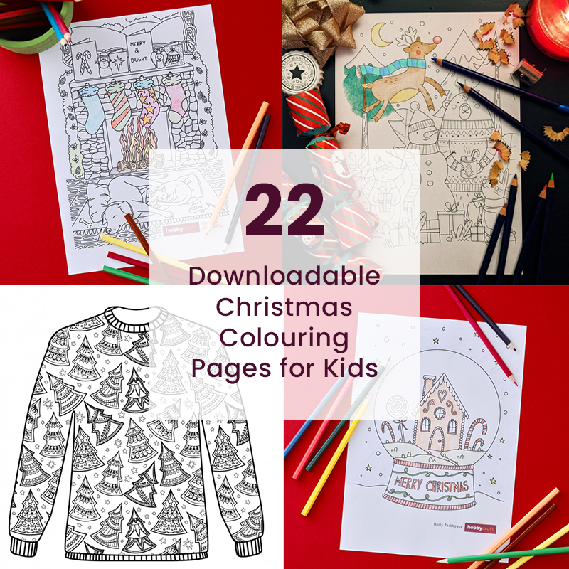22 Downloadable Christmas Colouring Pages For Kids Hobbycraft
