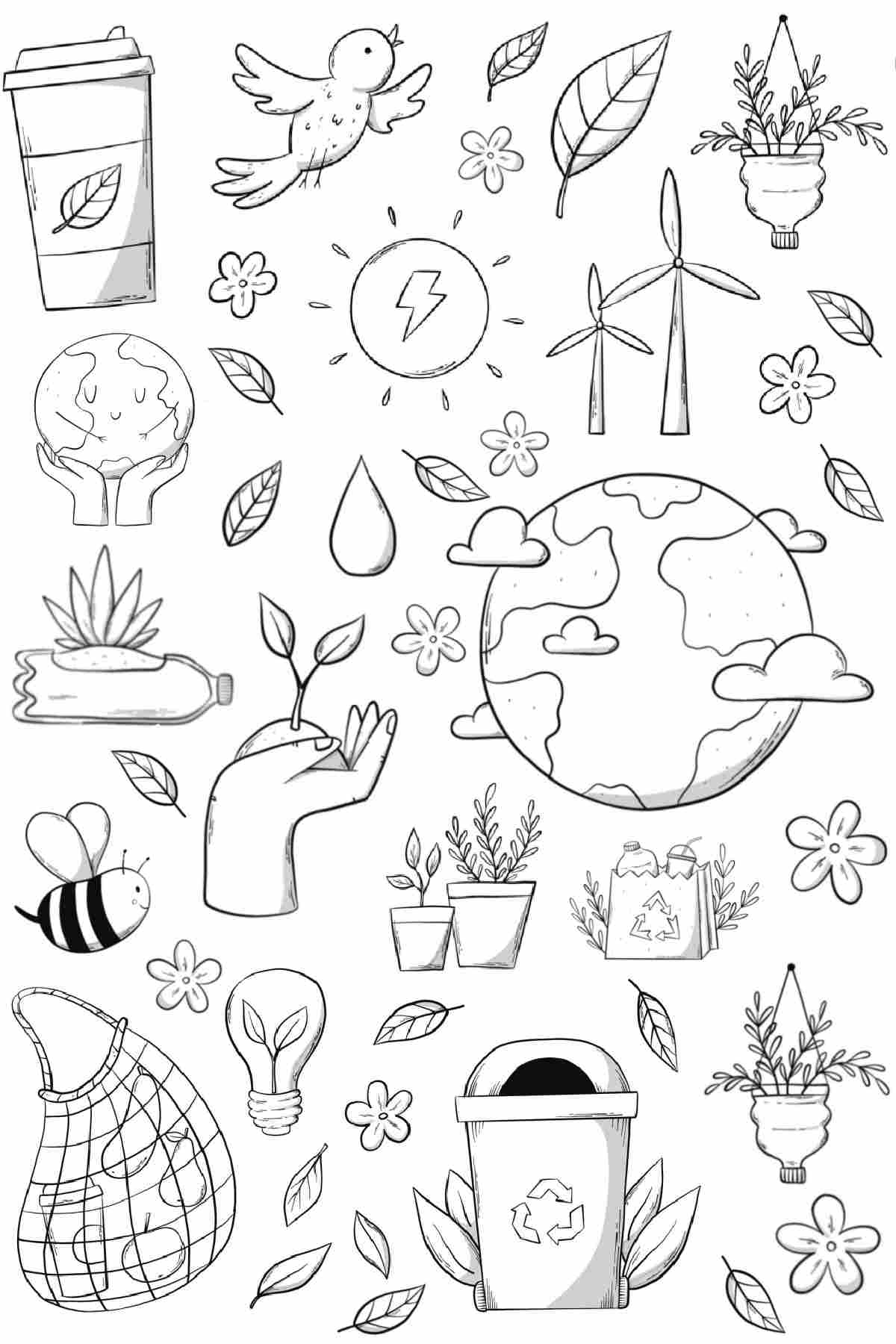Free Coloring Pages Of Earth