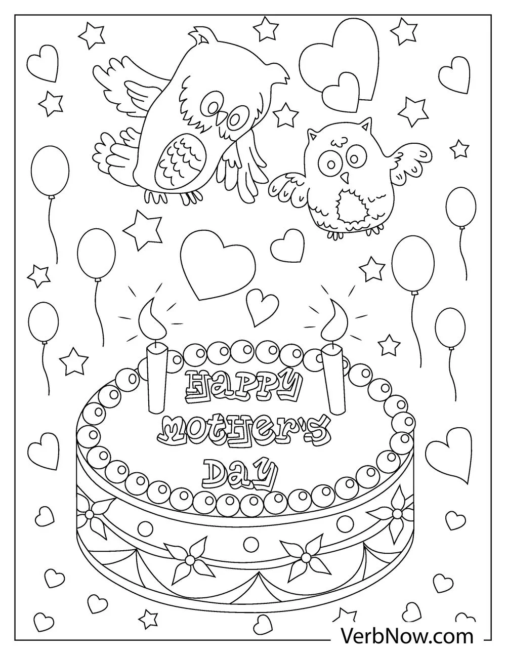 Free Printable Coloring Pages For Mother's Day