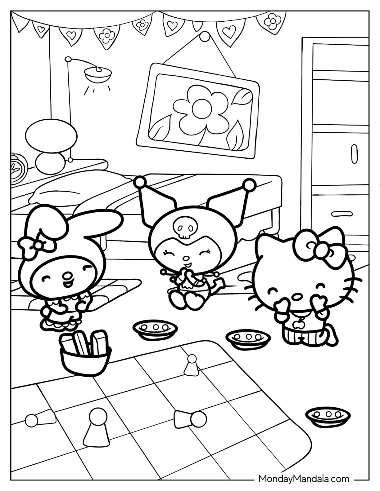 22 Kuromi Coloring Pages Free PDF Printables 