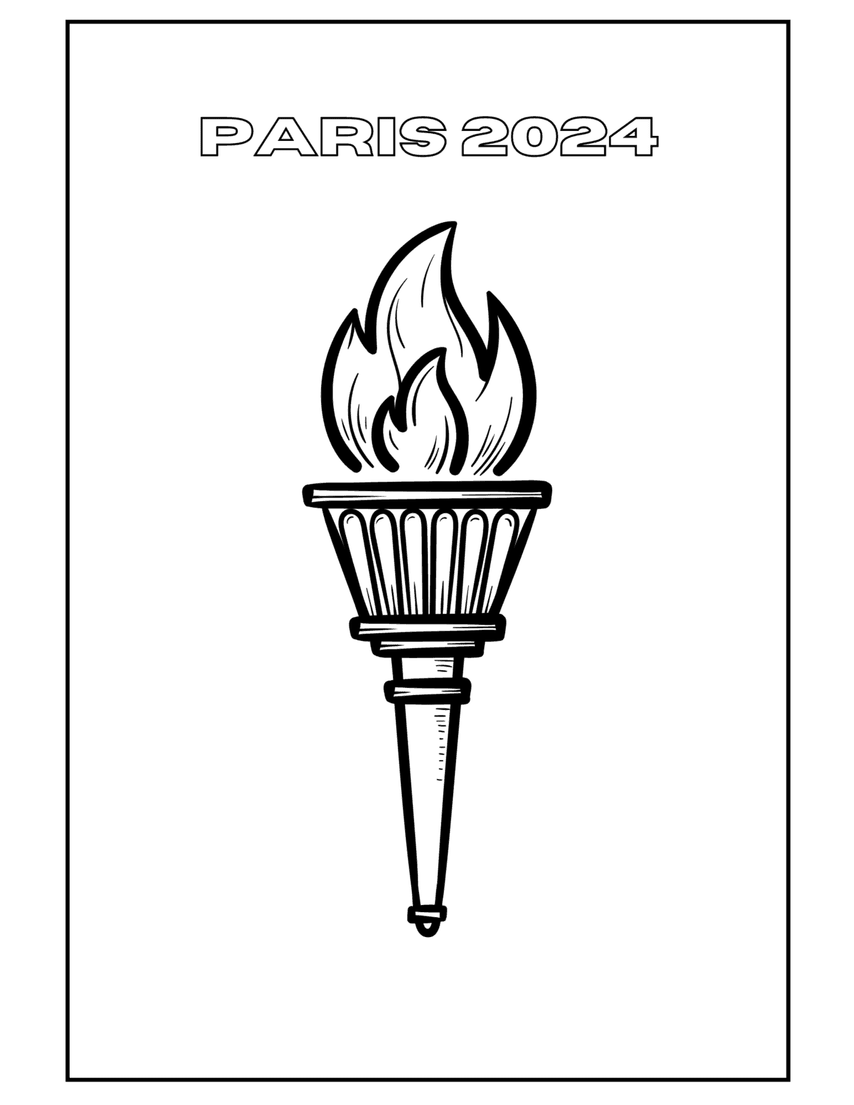 24 Free Olympics Coloring Pages PDFs