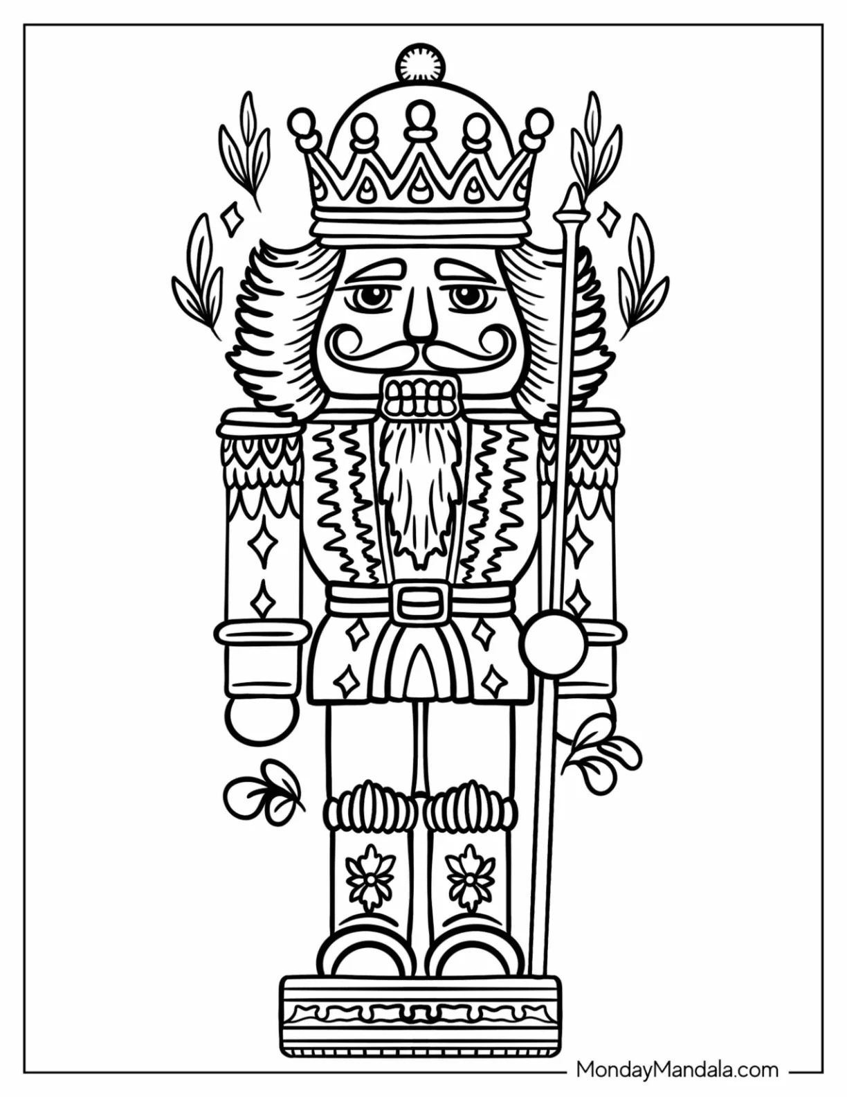 Printable Nutcracker Coloring Pages Printable Nutcracker Coloring Pages