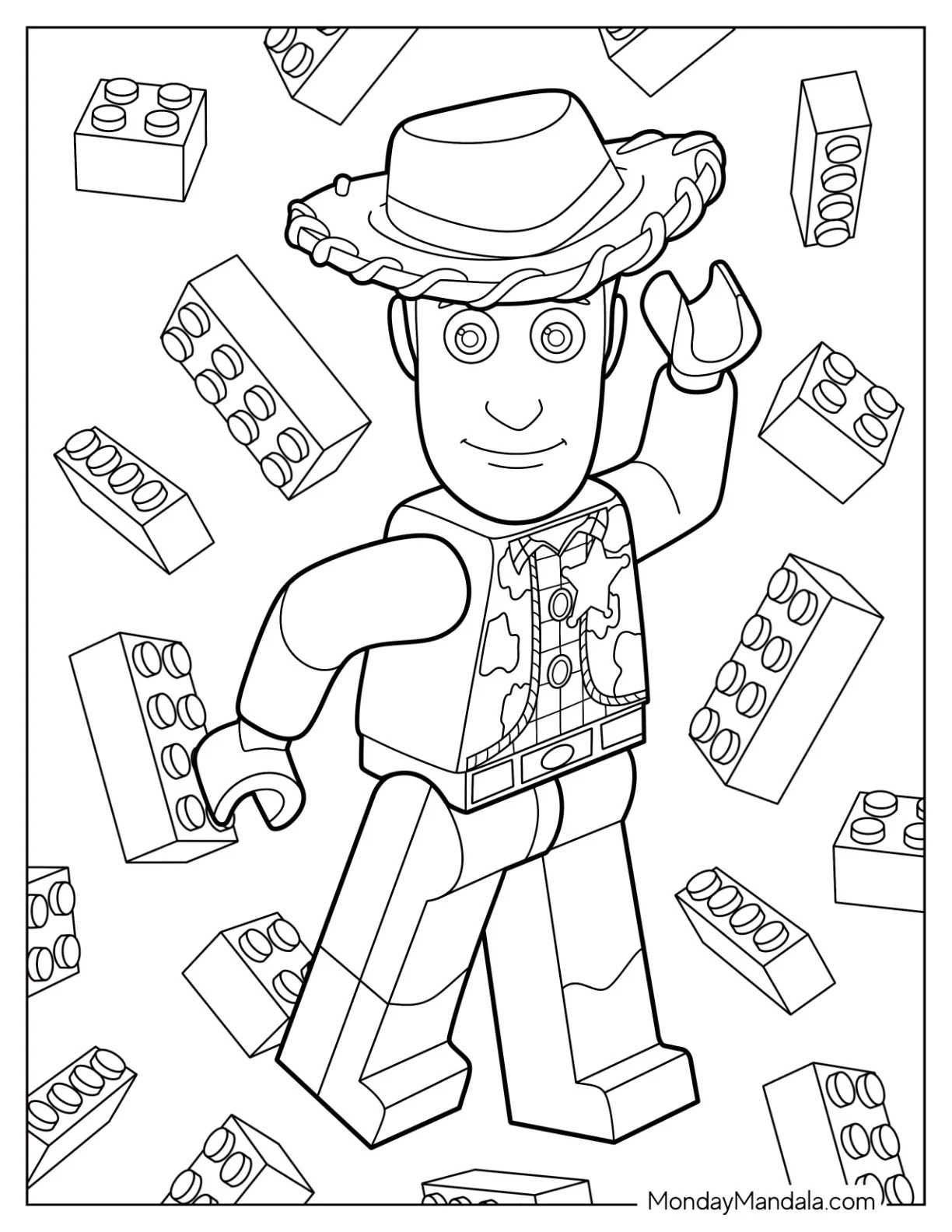 24 Woody Coloring Pages Free PDF Printables 