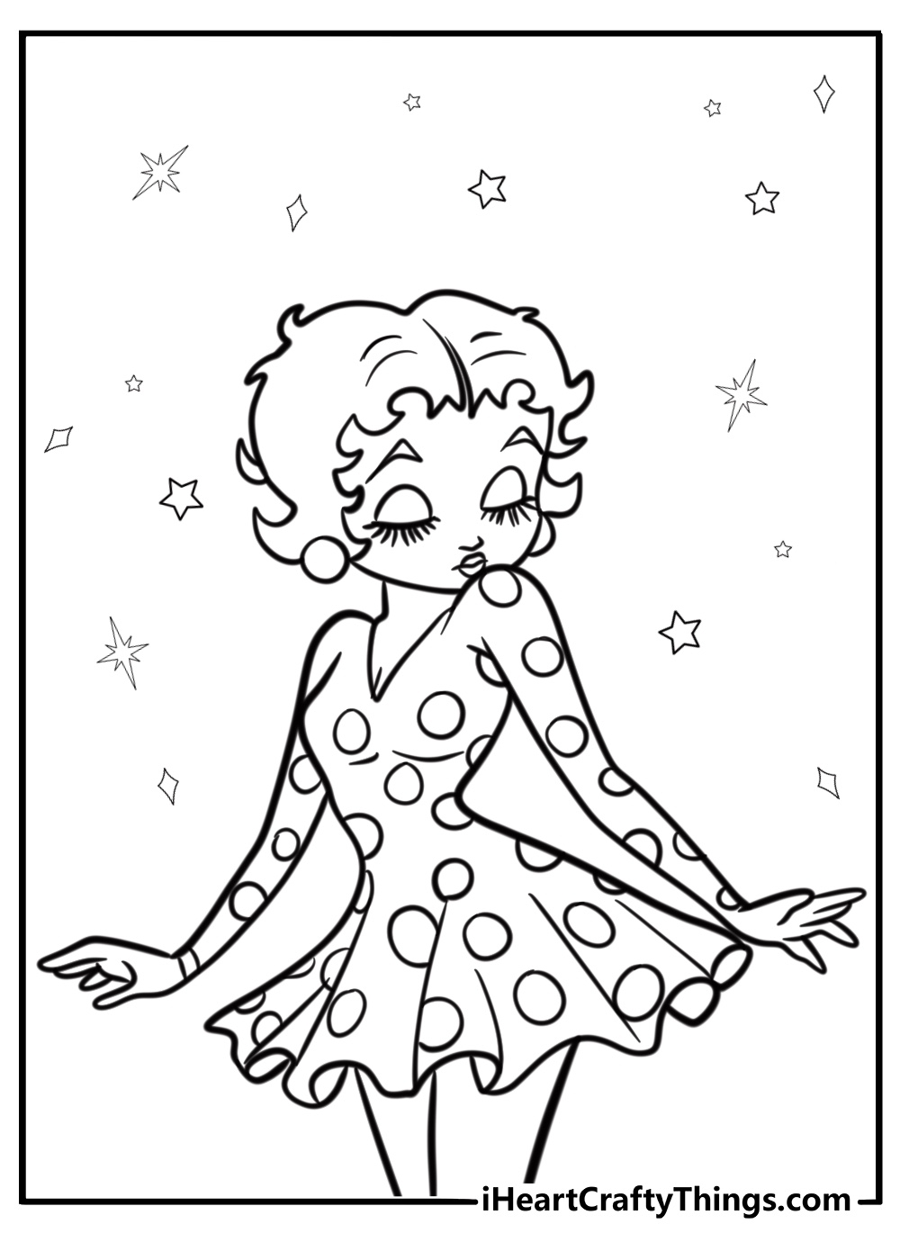 25 Betty Boop Coloring Pages 100 Free To Print 