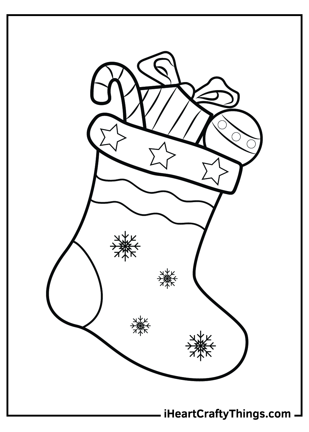 25 christmas stocking coloring pages 100 free printables