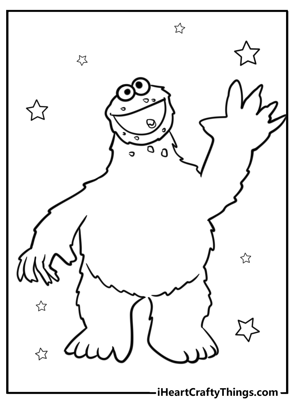 25 Cookie Monster Coloring Pages Free Printable PDF 25 Cookie Monster Coloring Pages Free Printable PDF