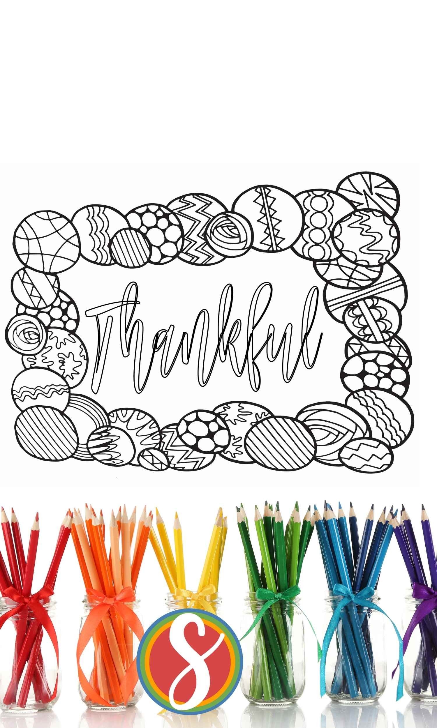 25 Free Gratitude Coloring Pages For Kids Stevie Doodles