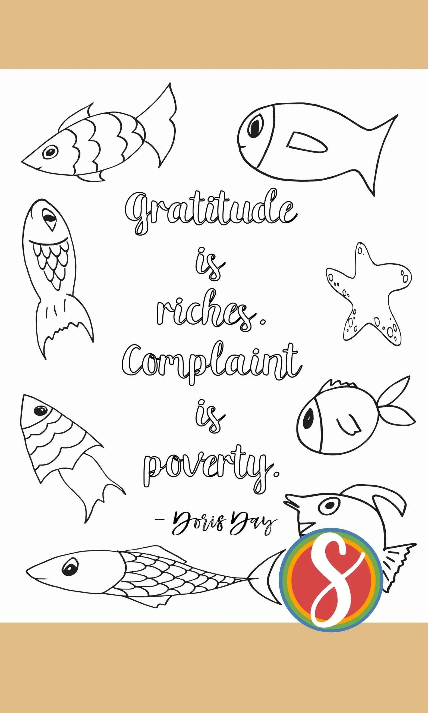 25 Free Gratitude Coloring Pages For Kids Stevie Doodles
