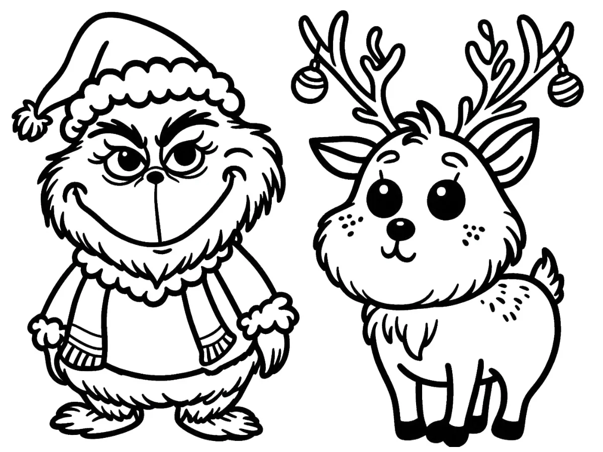 25 Grinch Coloring Pages PDF Who Will Steal Christmas This Year 