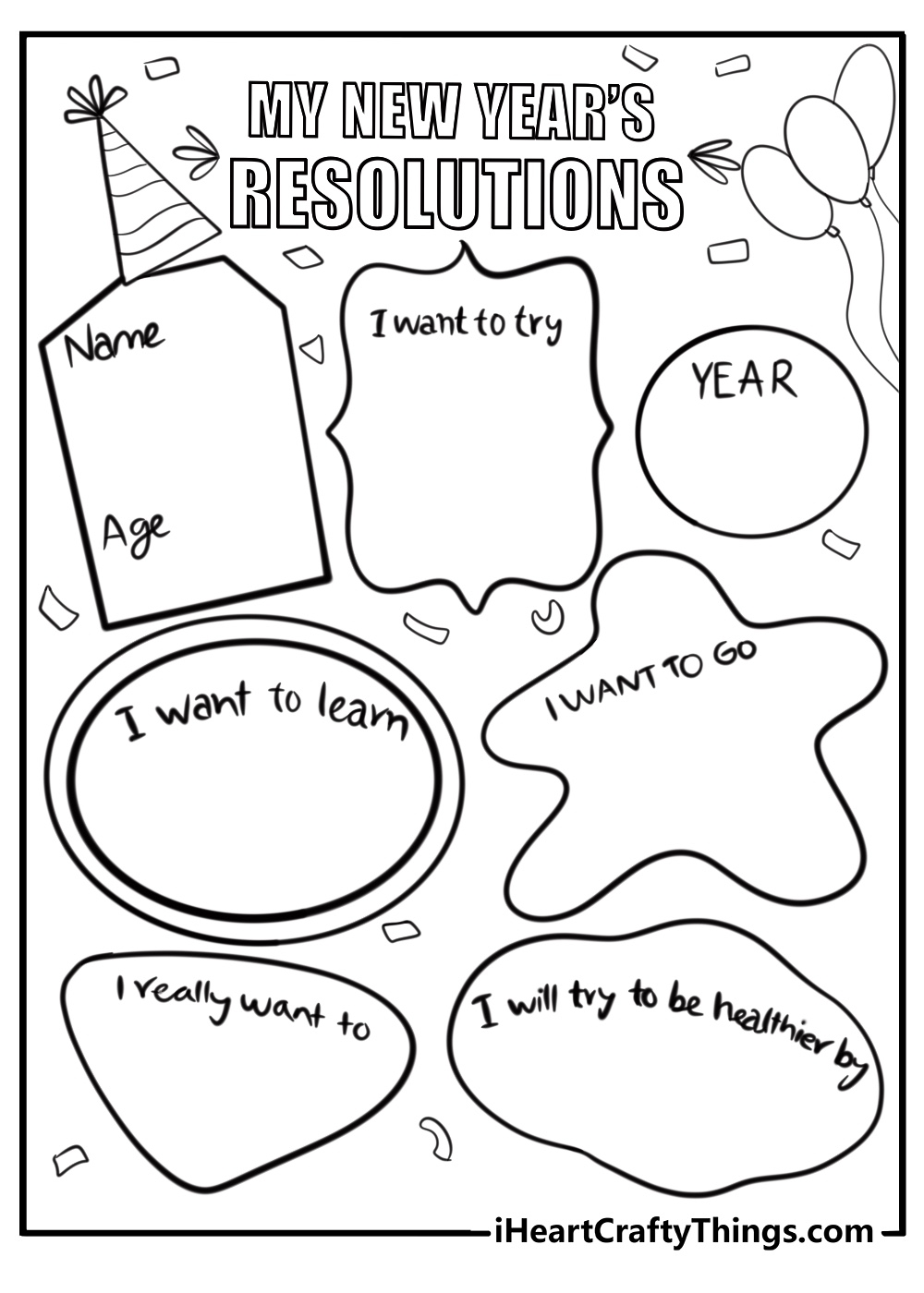 25 New Year s Coloring Pages 100 Free To Print PDF Sheets 25 New Year s Coloring Pages 100 Free To Print PDF Sheets