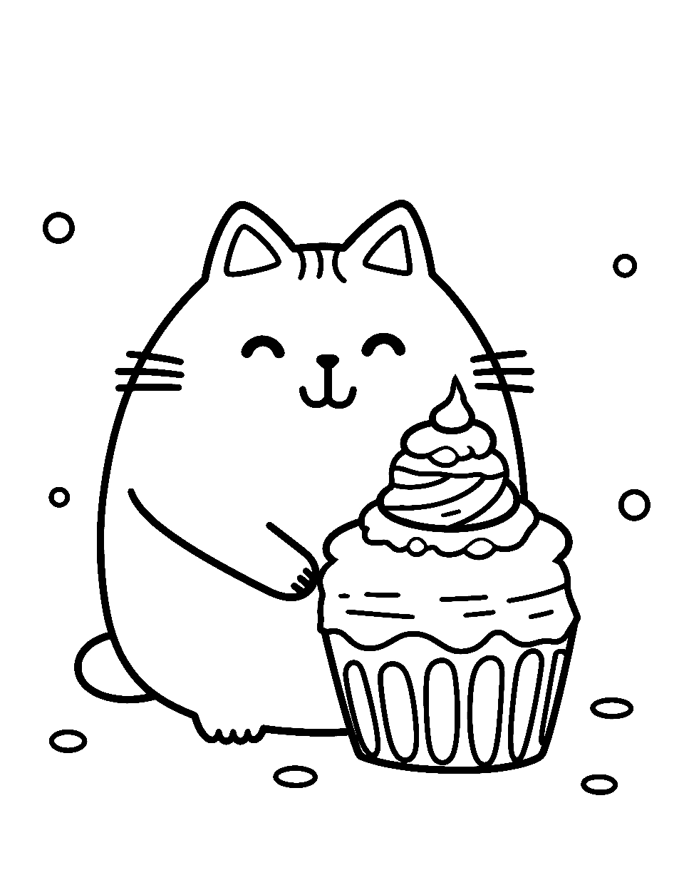 Pusheen Coloring Pages Free
