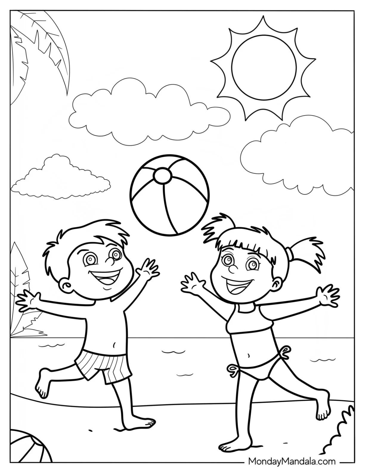 26 Beach Coloring Pages Free PDF Printables 26 Beach Coloring Pages Free PDF Printables