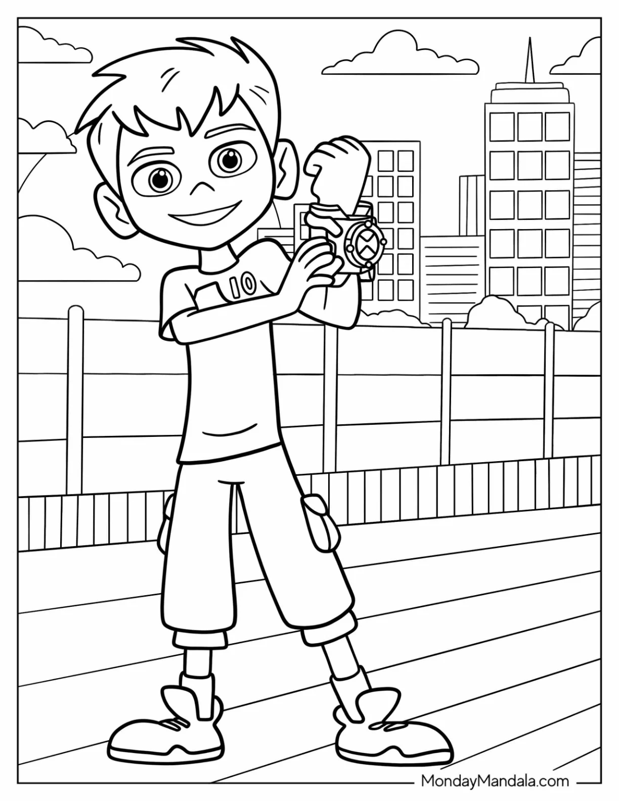 26 Ben 10 Coloring Pages Free PDF Printables 