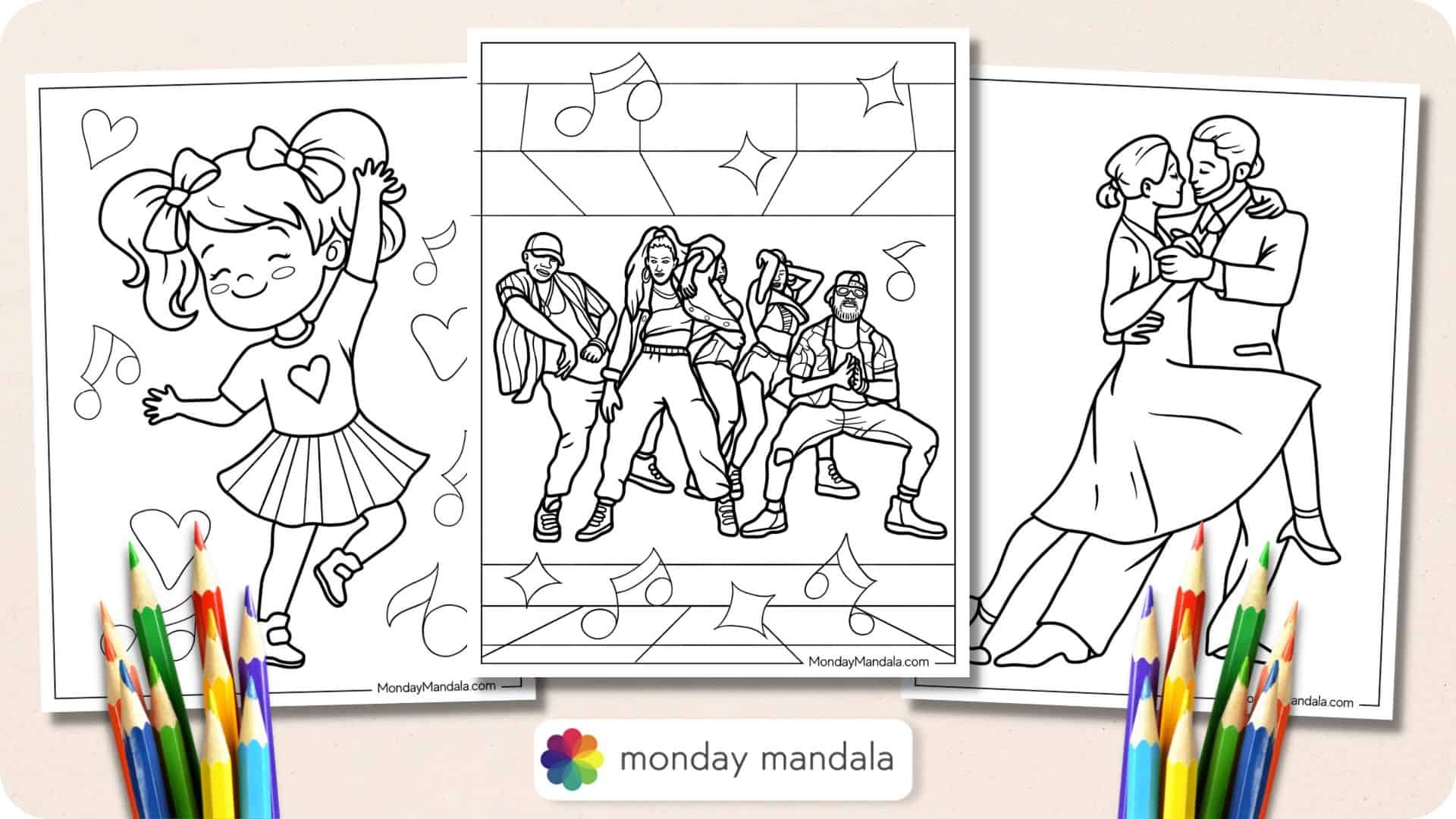 26 Dancing Coloring Pages Free PDF Printables 26 Dancing Coloring Pages Free PDF Printables