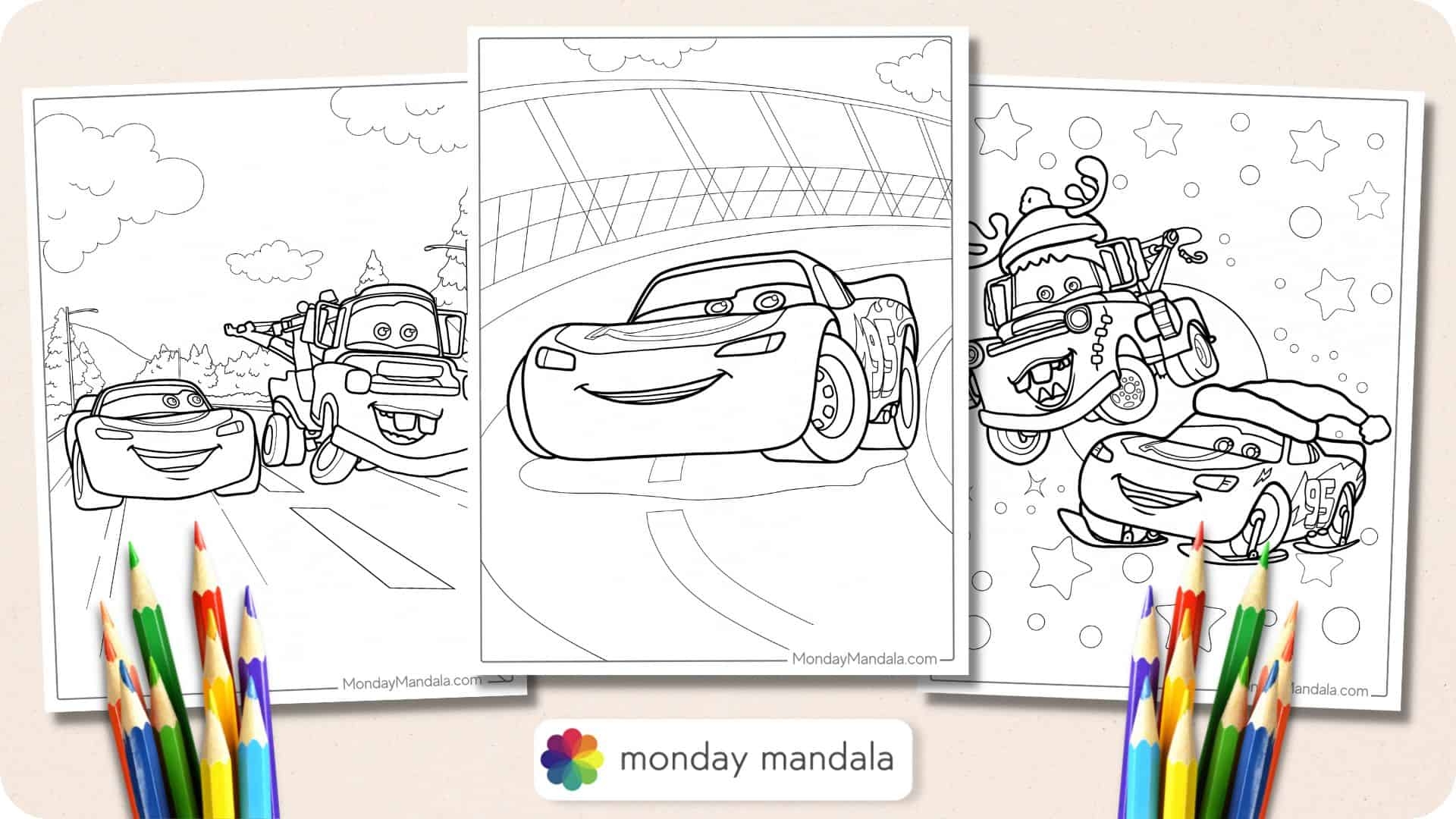 Printable Cars Movie Coloring Pages Printable Cars Movie Coloring Pages