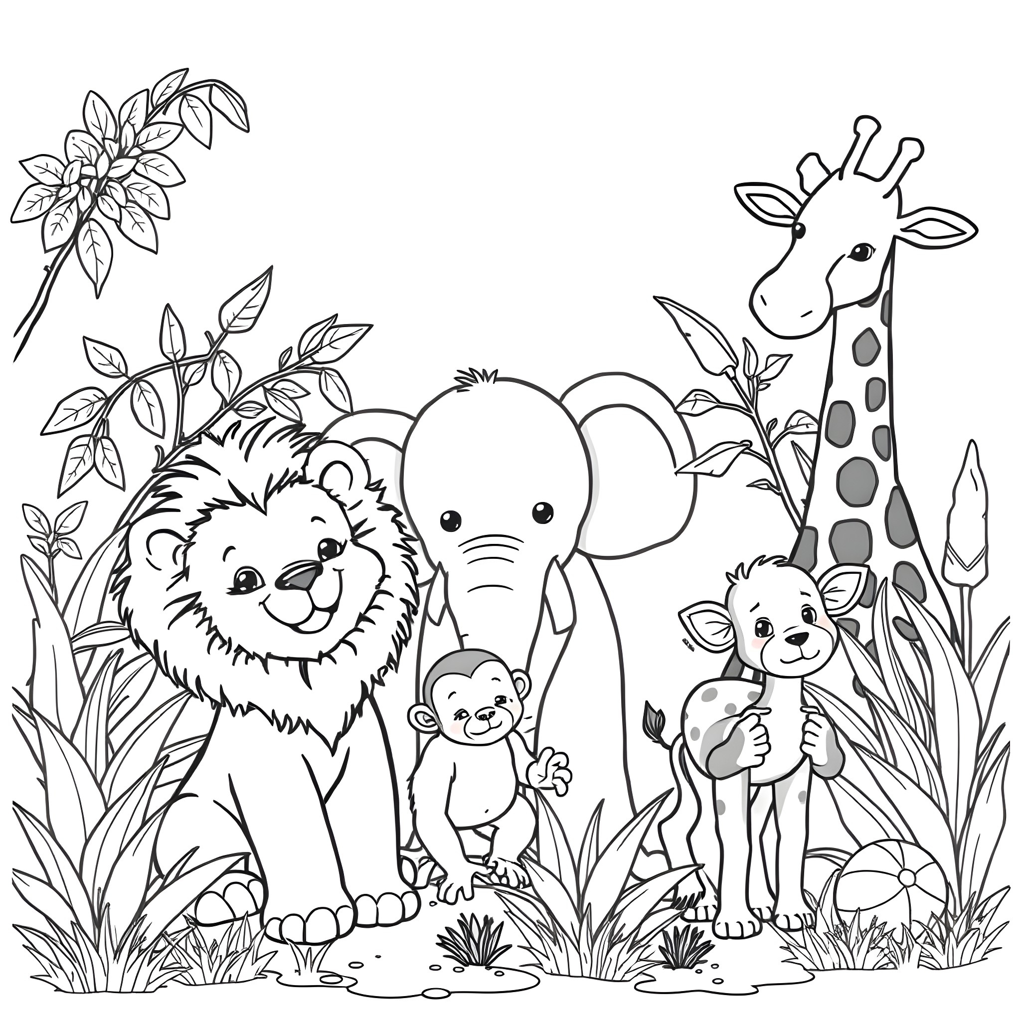 3 best baby zoo animal coloring pages free printable pdfs 3 best baby zoo animal coloring pages free printable pdfs