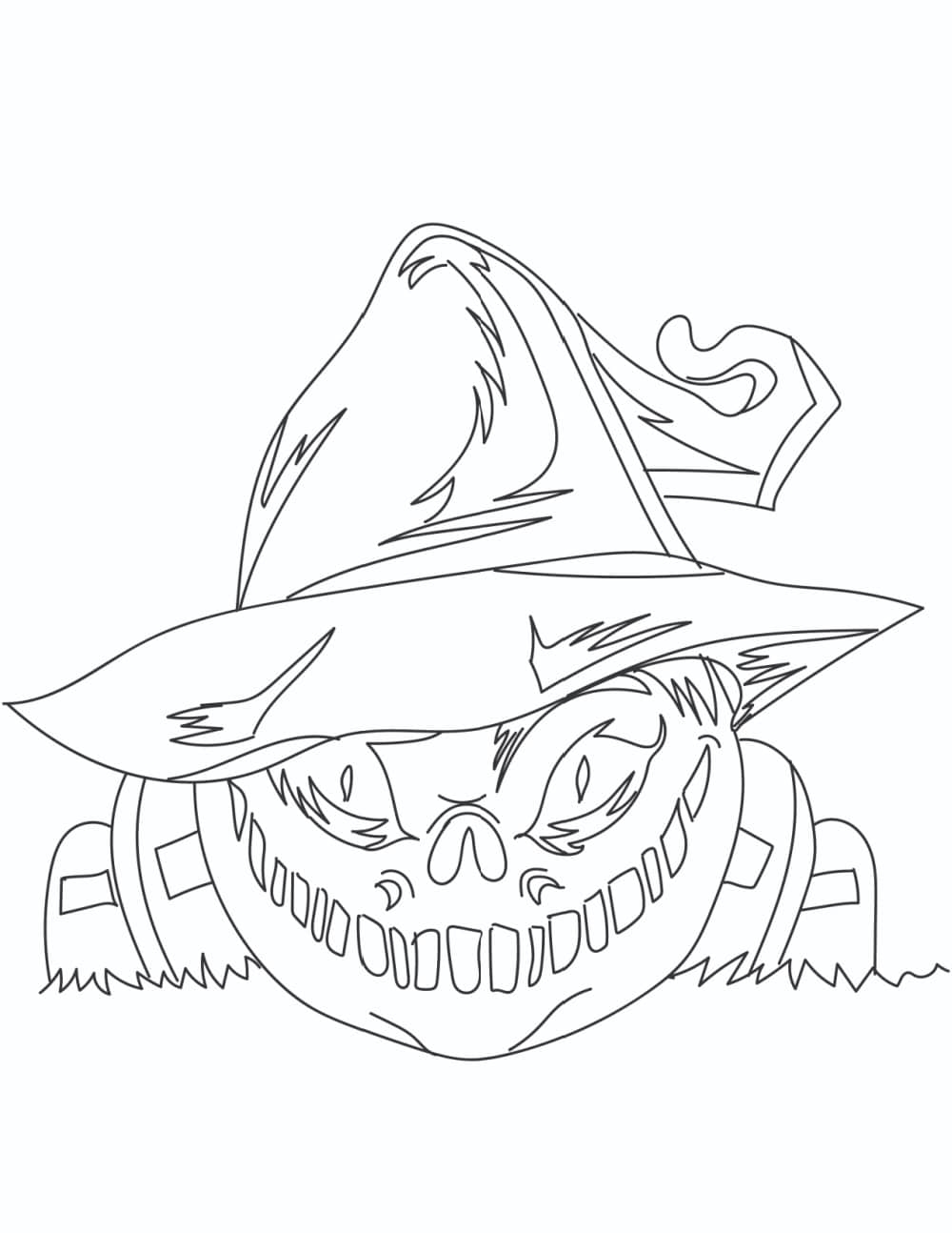 3 Free Printable Scary Halloween Coloring Pages 3 Free Printable Scary Halloween Coloring Pages