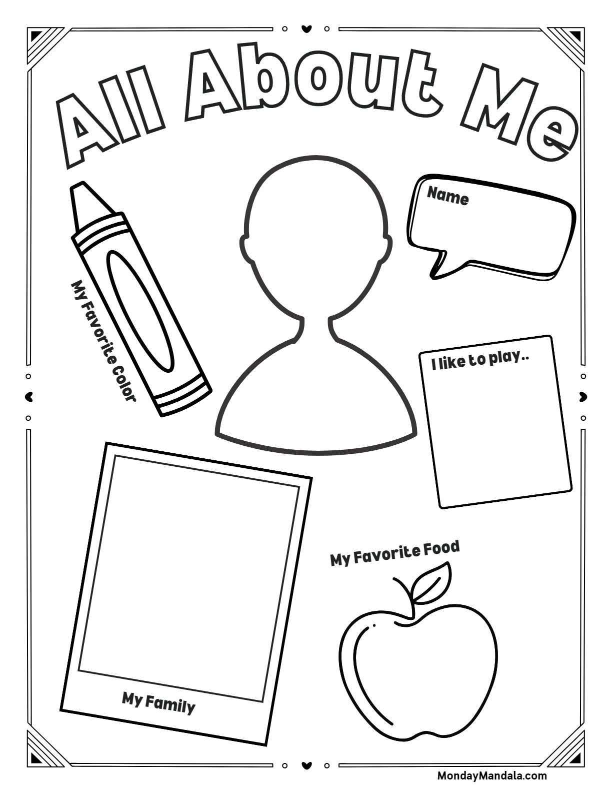 30 All About Me Worksheets Free PDF Printables 30 All About Me Worksheets Free PDF Printables