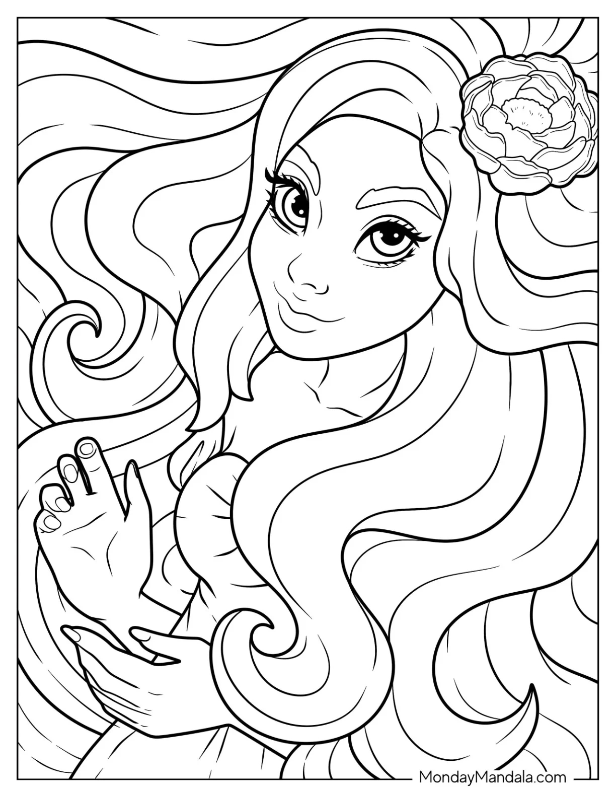 Girl Coloring Pages Printable