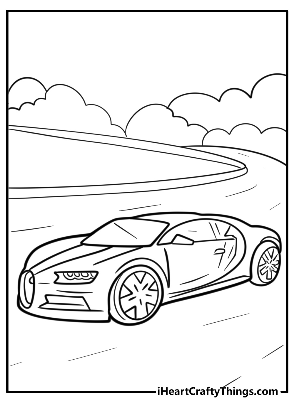 Bugatti Coloring Pages Printable