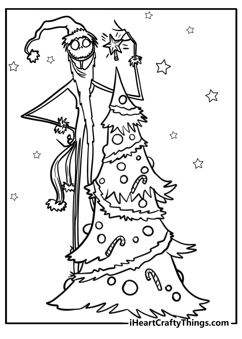 30 Nightmare Before Christmas Coloring Pages 100 Free To Print 