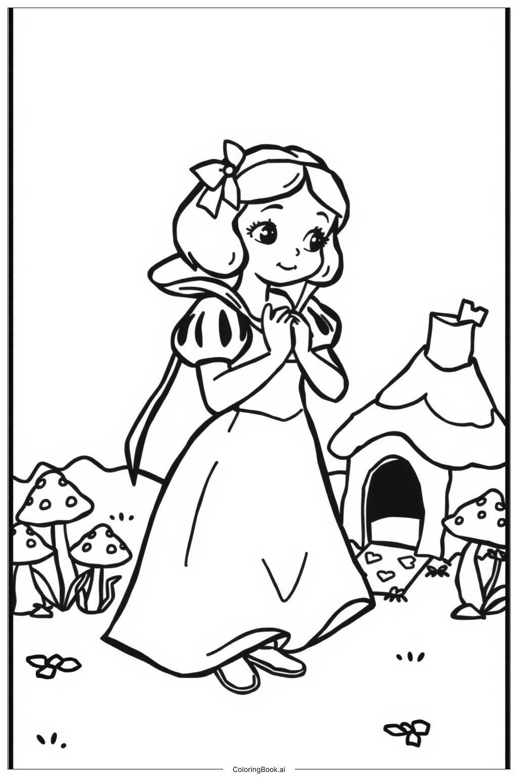 30 Snow White Coloring Pages Free PDF PNG Printables 