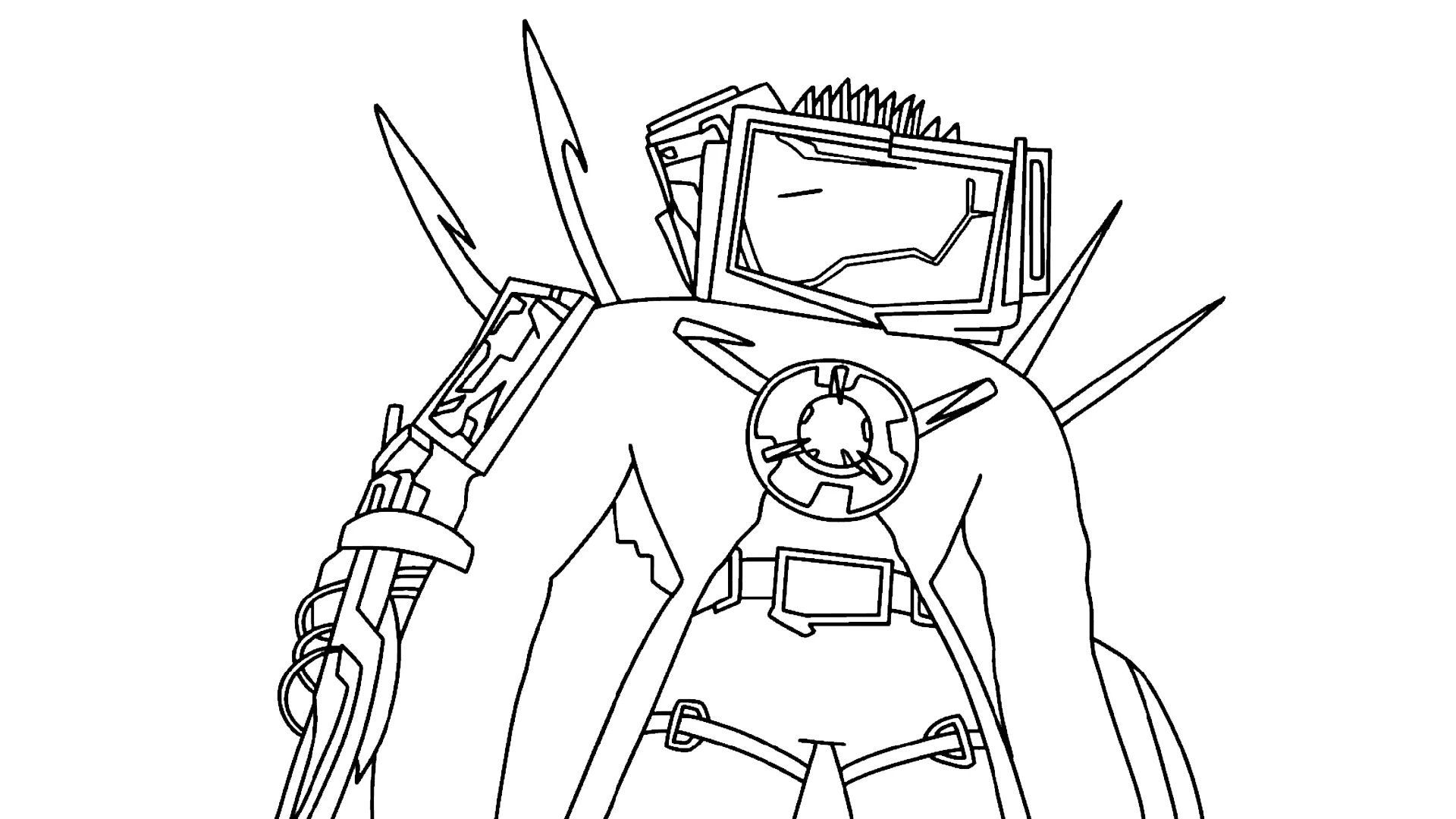 30 TV Man Coloring Pages Free Download Or Color Online 30 TV Man Coloring Pages Free Download Or Color Online