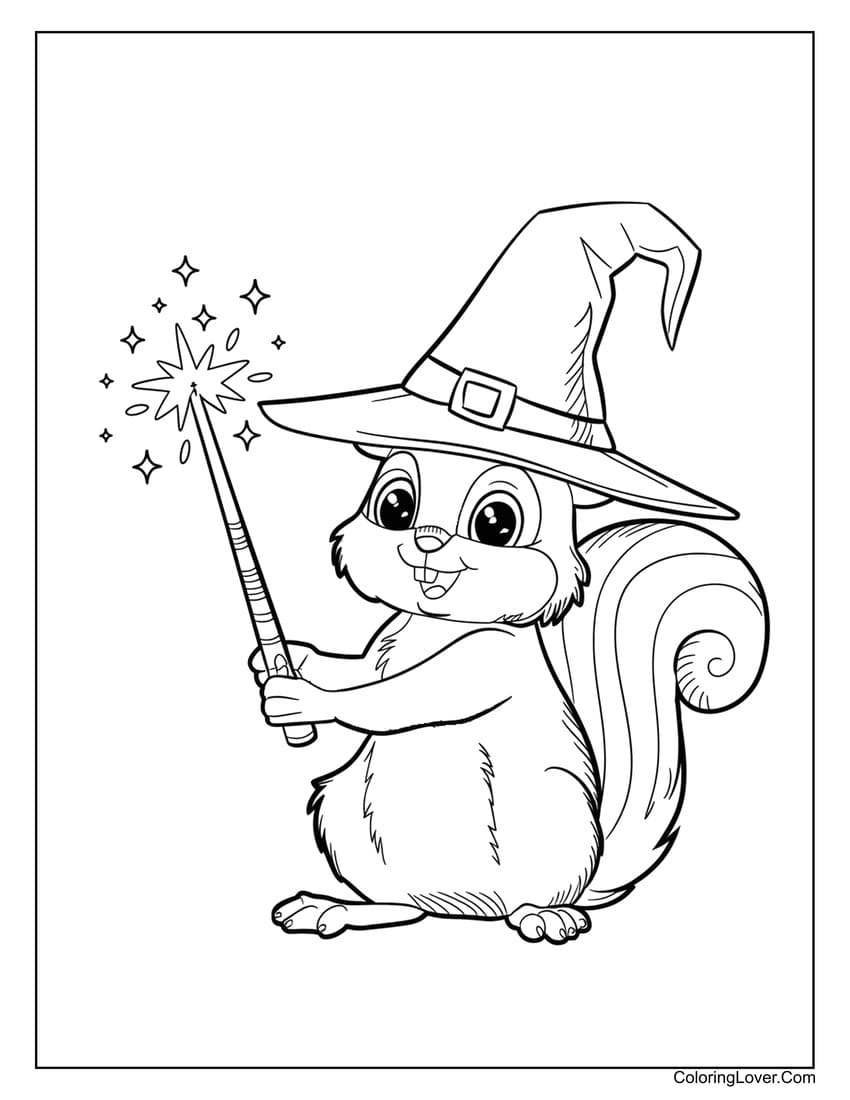 33 Squirrel Coloring Pages Free Printables For Kids 