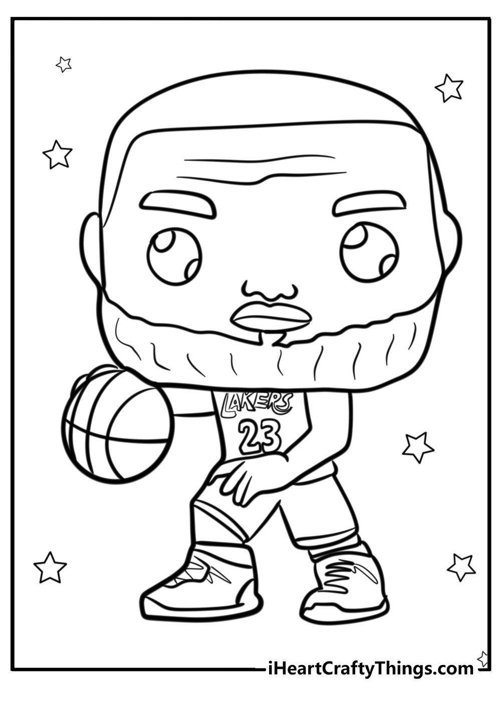 Free Printable Lebron James Coloring Pages