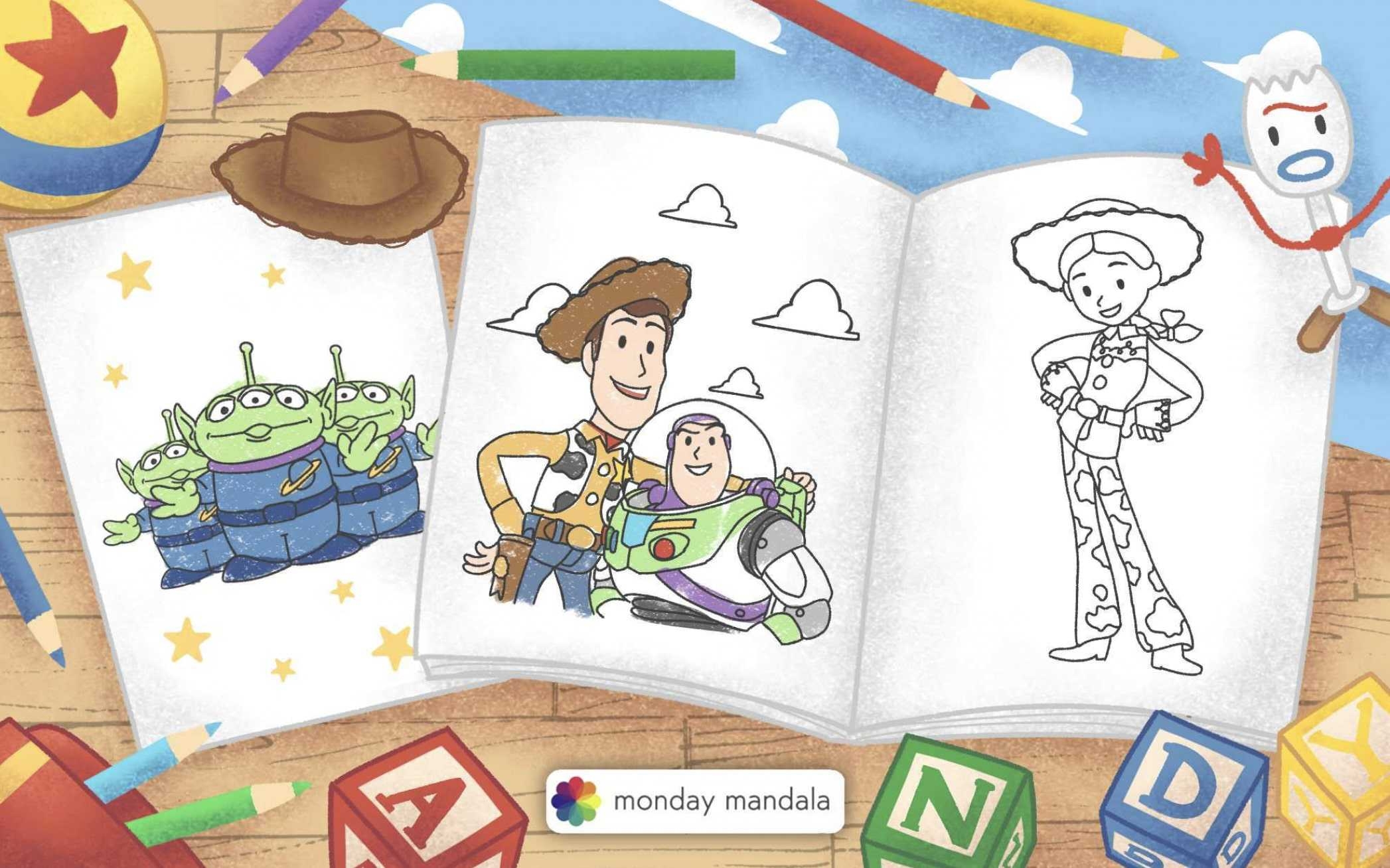 34 Toy Story Coloring Pages Free PDF Printables 