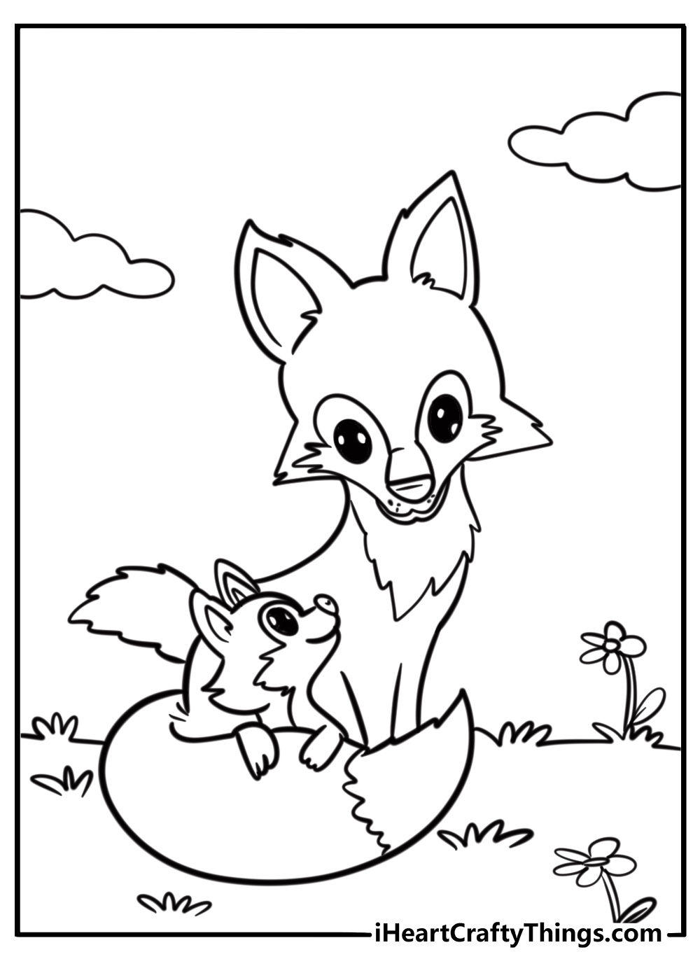 35 Easy Fox Coloring Pages 100 Free Printables 35 Easy Fox Coloring Pages 100 Free Printables