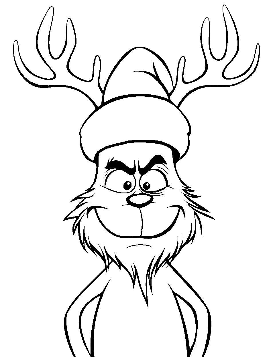 35 Grinch Coloring Pages Printable Sheets