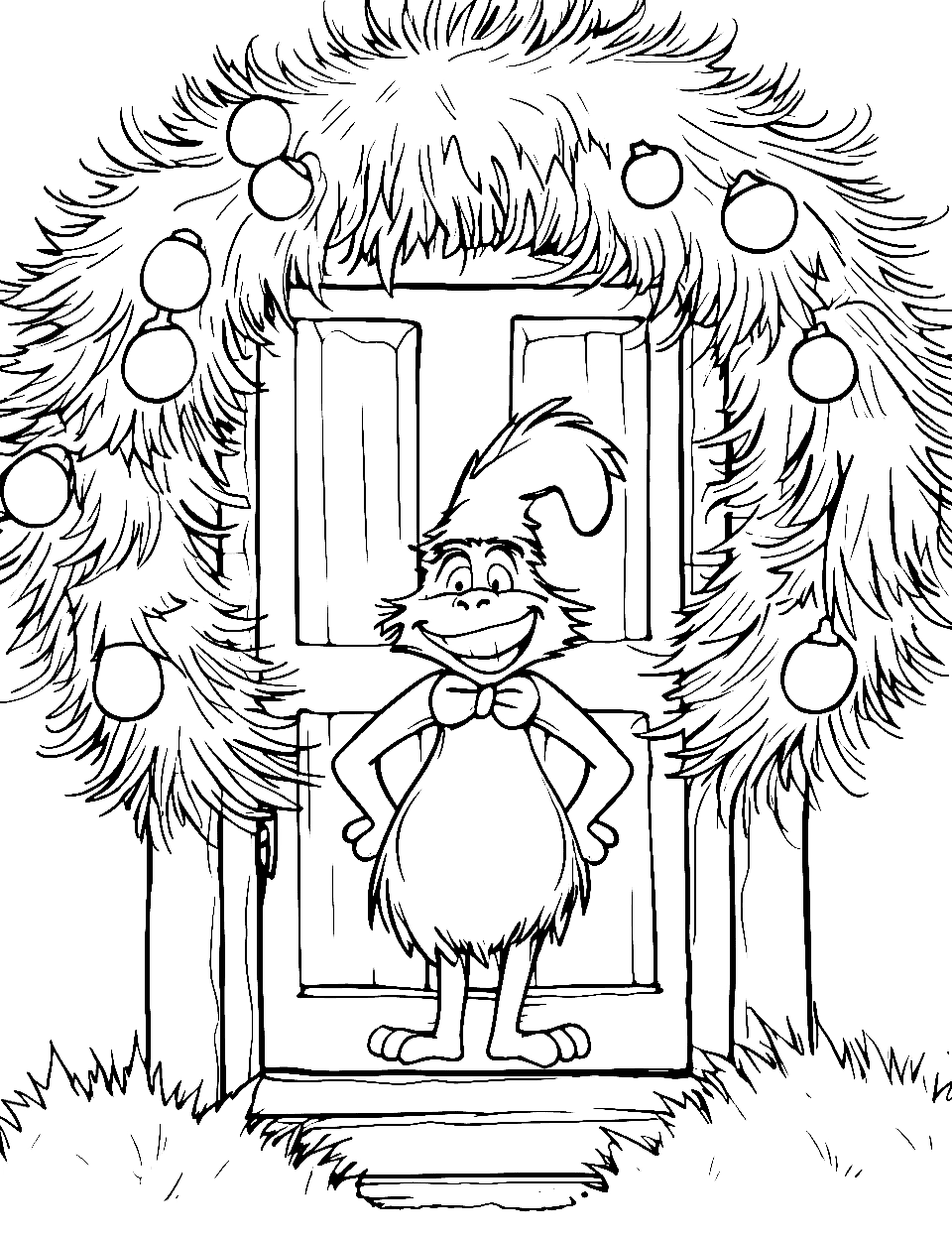 35 Grinch Coloring Pages Printable Sheets