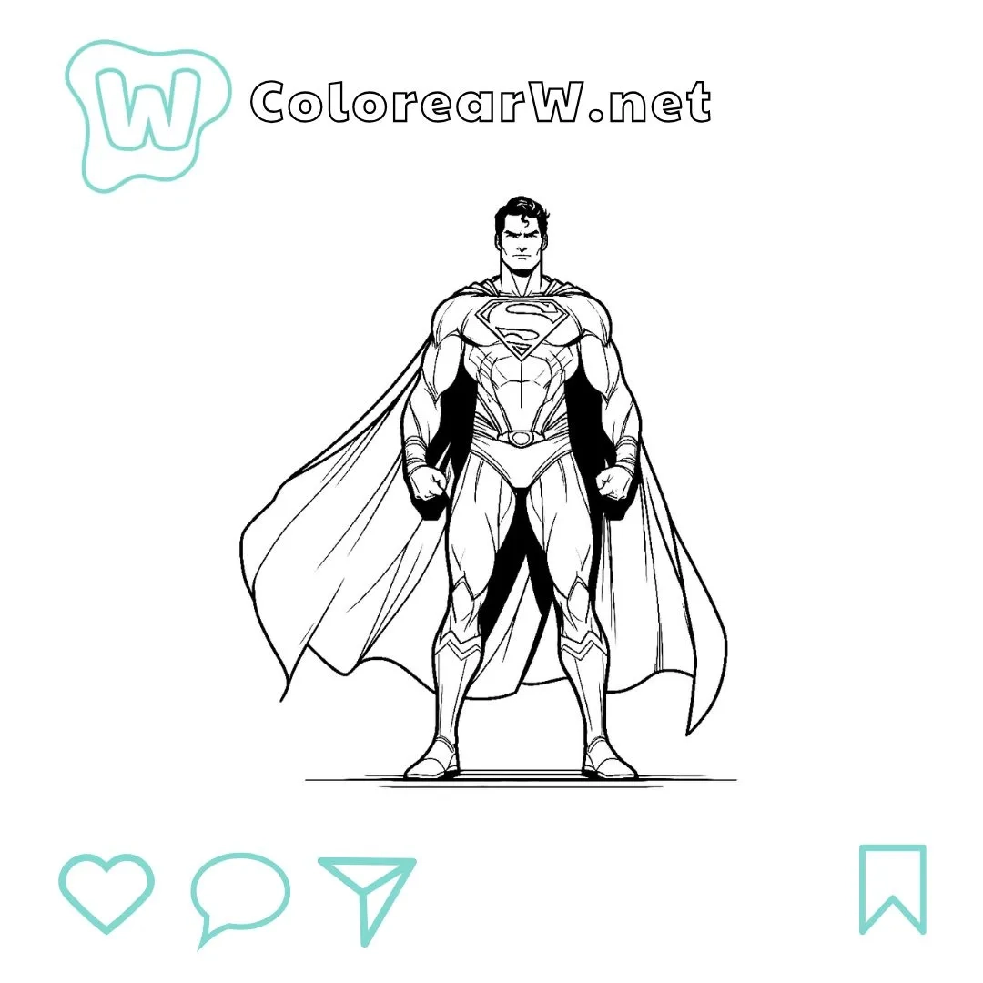 Free Printable Superman Coloring Pages Free Printable Superman Coloring Pages