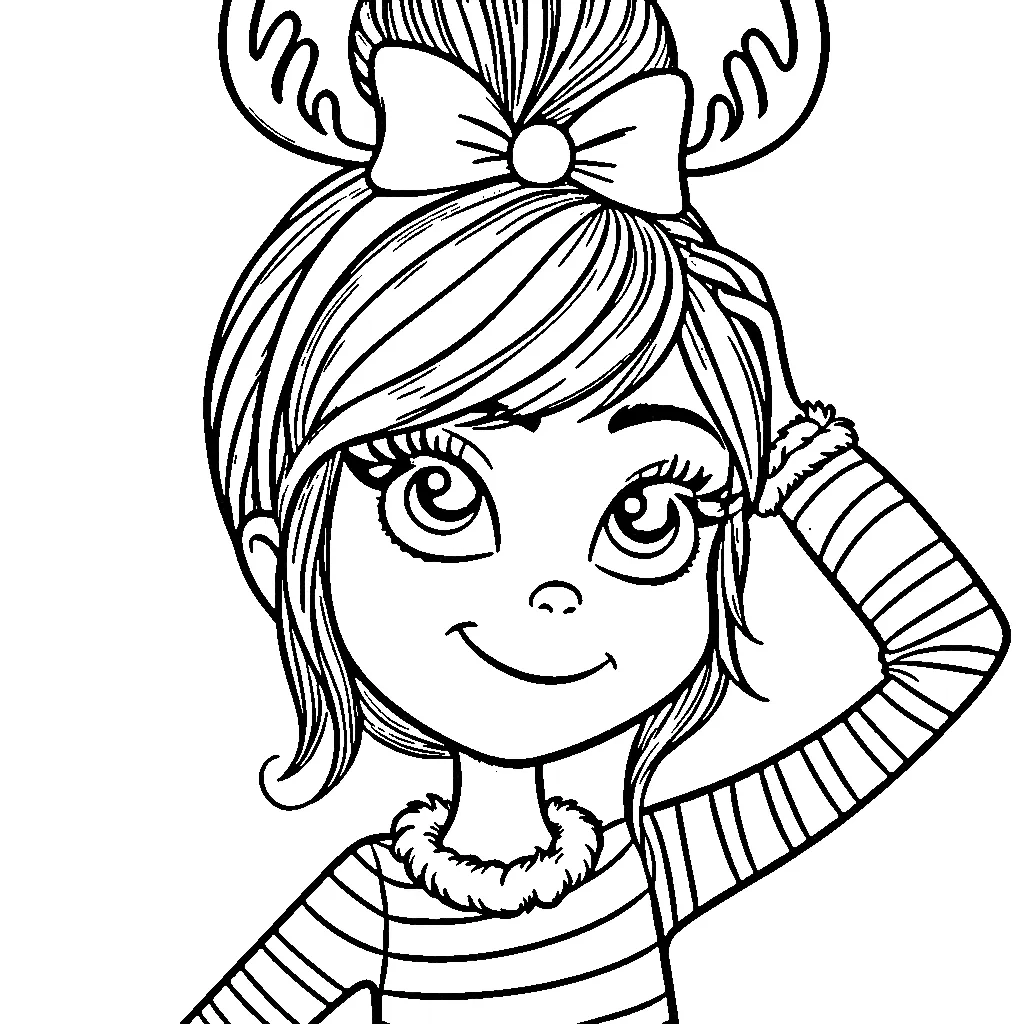 36 Cindy Lou Who Coloring Pages Free Christmas With The Grinch 36 Cindy Lou Who Coloring Pages Free Christmas With The Grinch