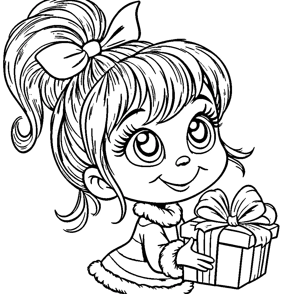 36 Cindy Lou Who Coloring Pages Free Christmas With The Grinch 36 Cindy Lou Who Coloring Pages Free Christmas With The Grinch