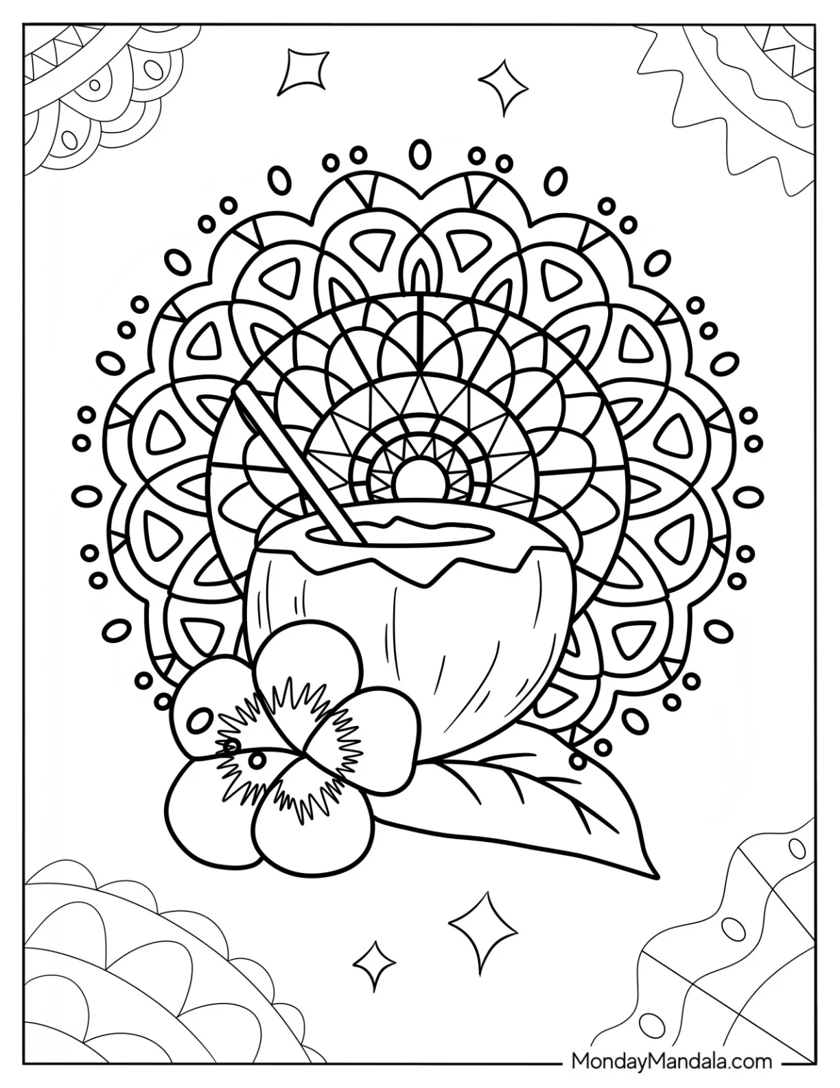 Coloring Pages Free Printable Summer