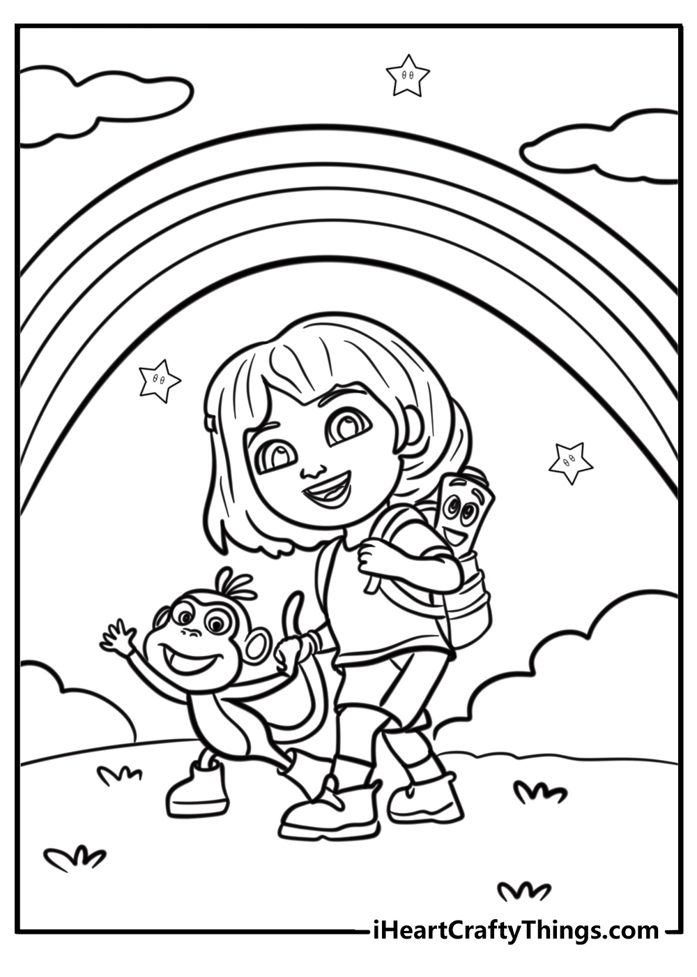 40 Dora The Explorer Coloring Pages 100 Free Printables 40 Dora The Explorer Coloring Pages 100 Free Printables
