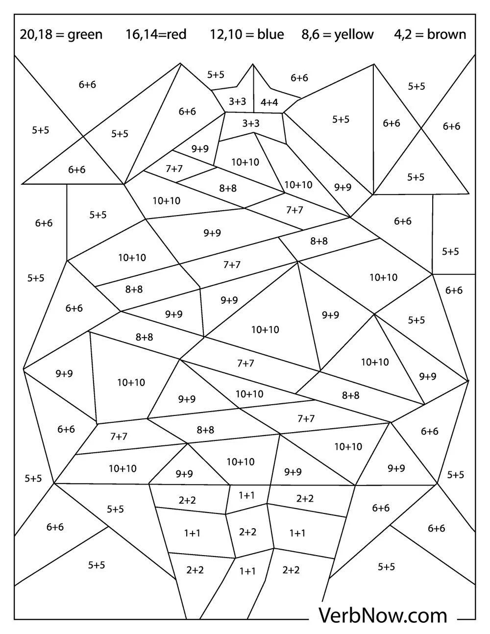 42 Free MATH Coloring Pages Printable PDF 
