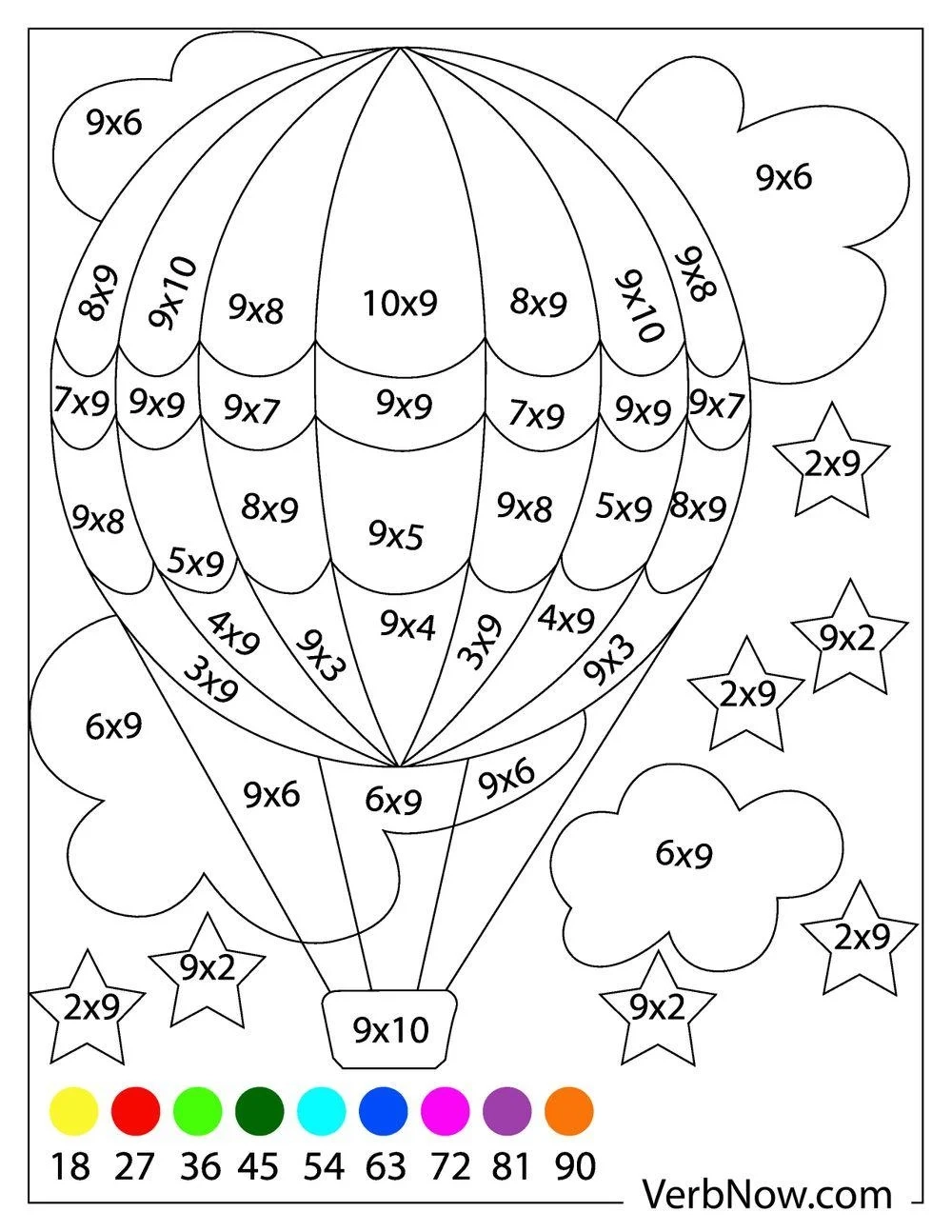 42 Free MATH Coloring Pages Printable PDF 