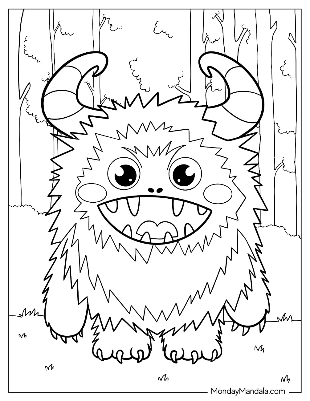 42 Monster Coloring Pages Free PDF Printables 42 Monster Coloring Pages Free PDF Printables