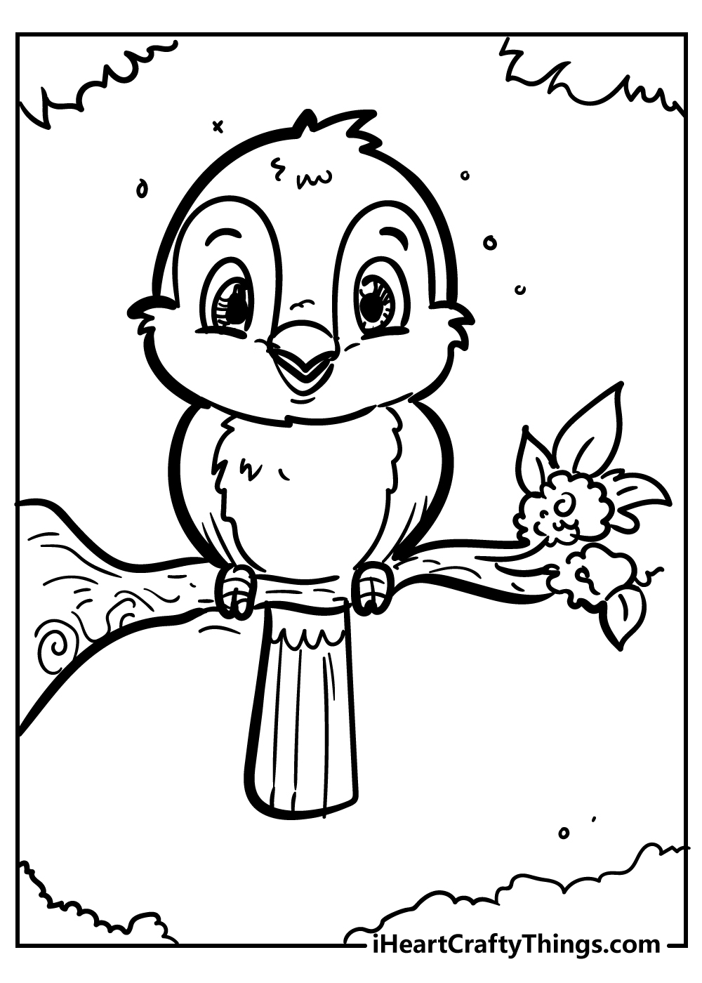Free Coloring Pages Bird