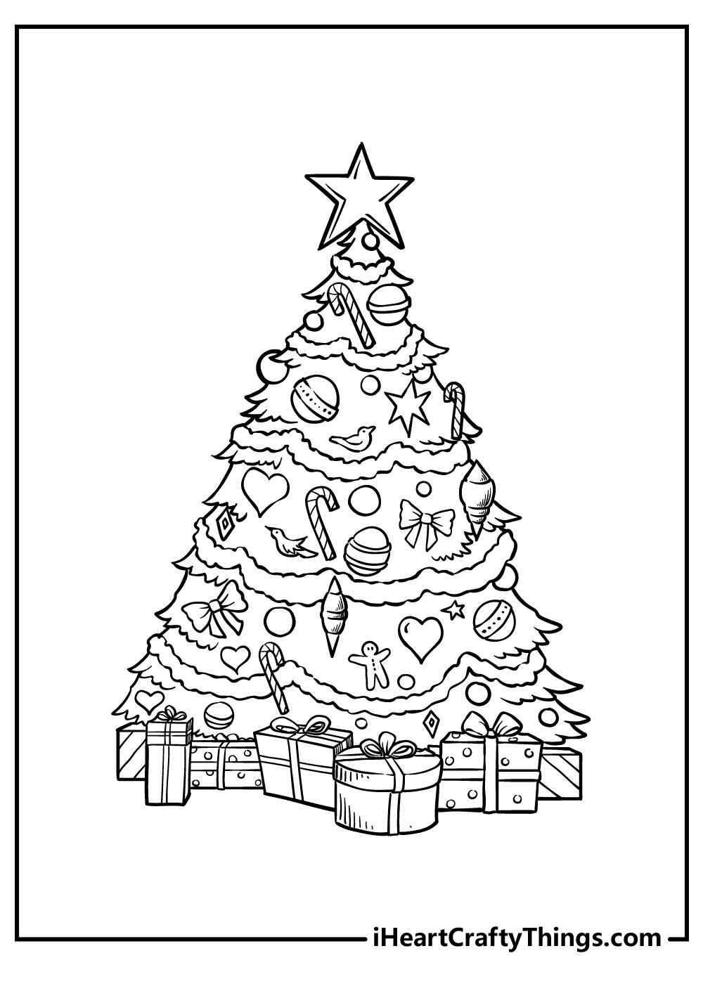 45 Christmas Tree Coloring Pages 100 Free Printables 45 Christmas Tree Coloring Pages 100 Free Printables