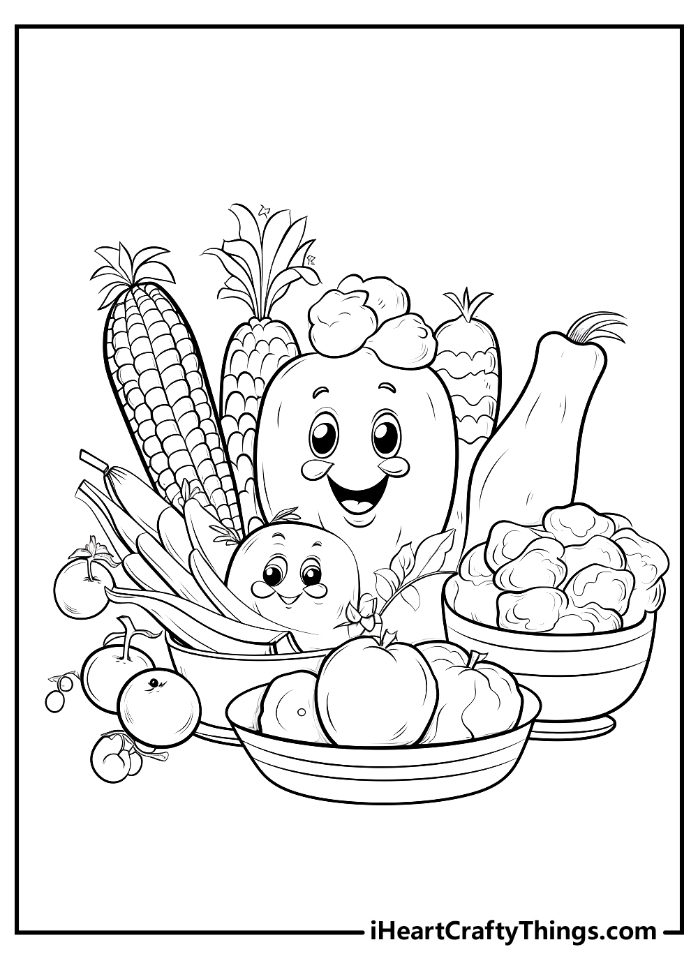 45 Food Coloring Pages Easy Printables To Download For Free 45 Food Coloring Pages Easy Printables To Download For Free