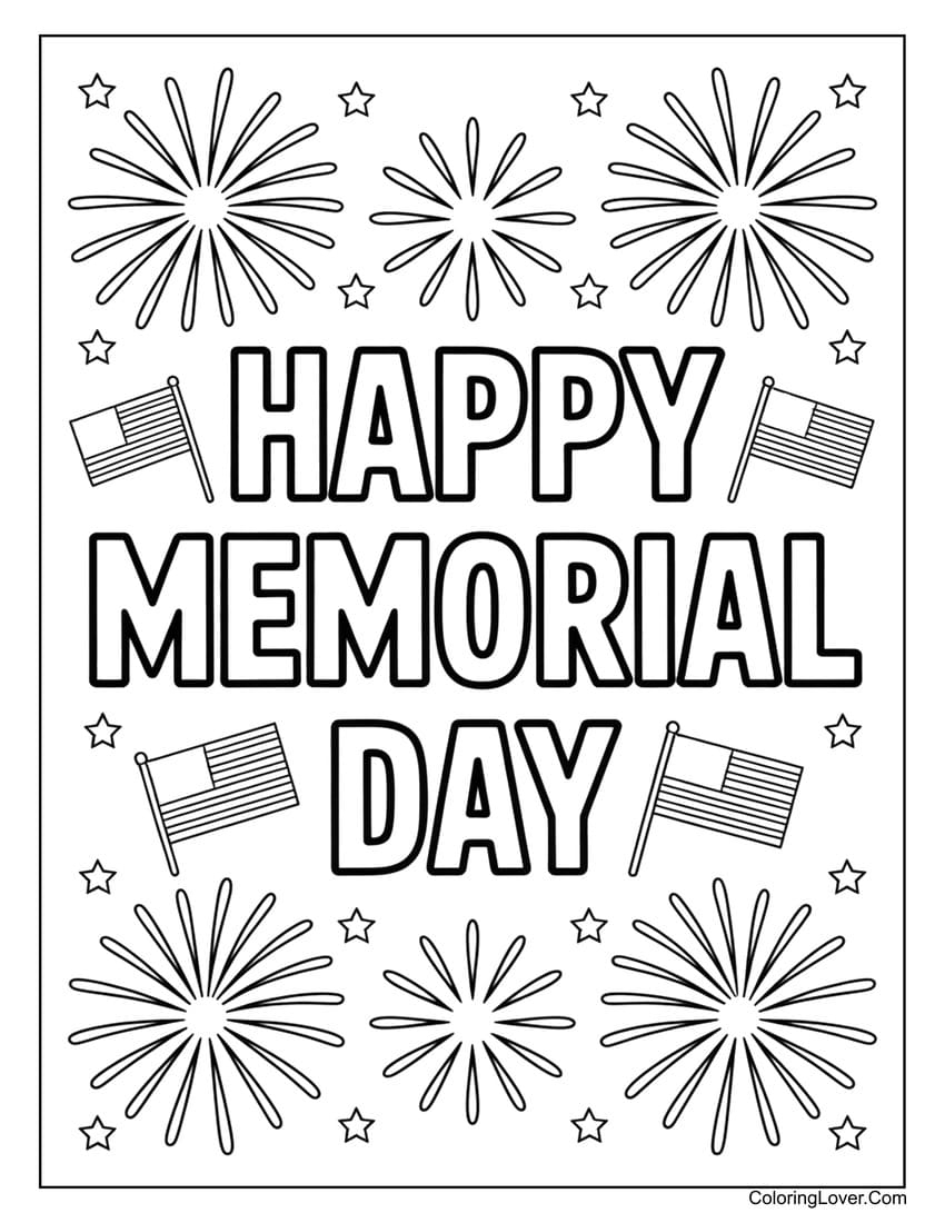 45 Memorial Day Coloring Pages Free Printables For All Ages 45 Memorial Day Coloring Pages Free Printables For All Ages