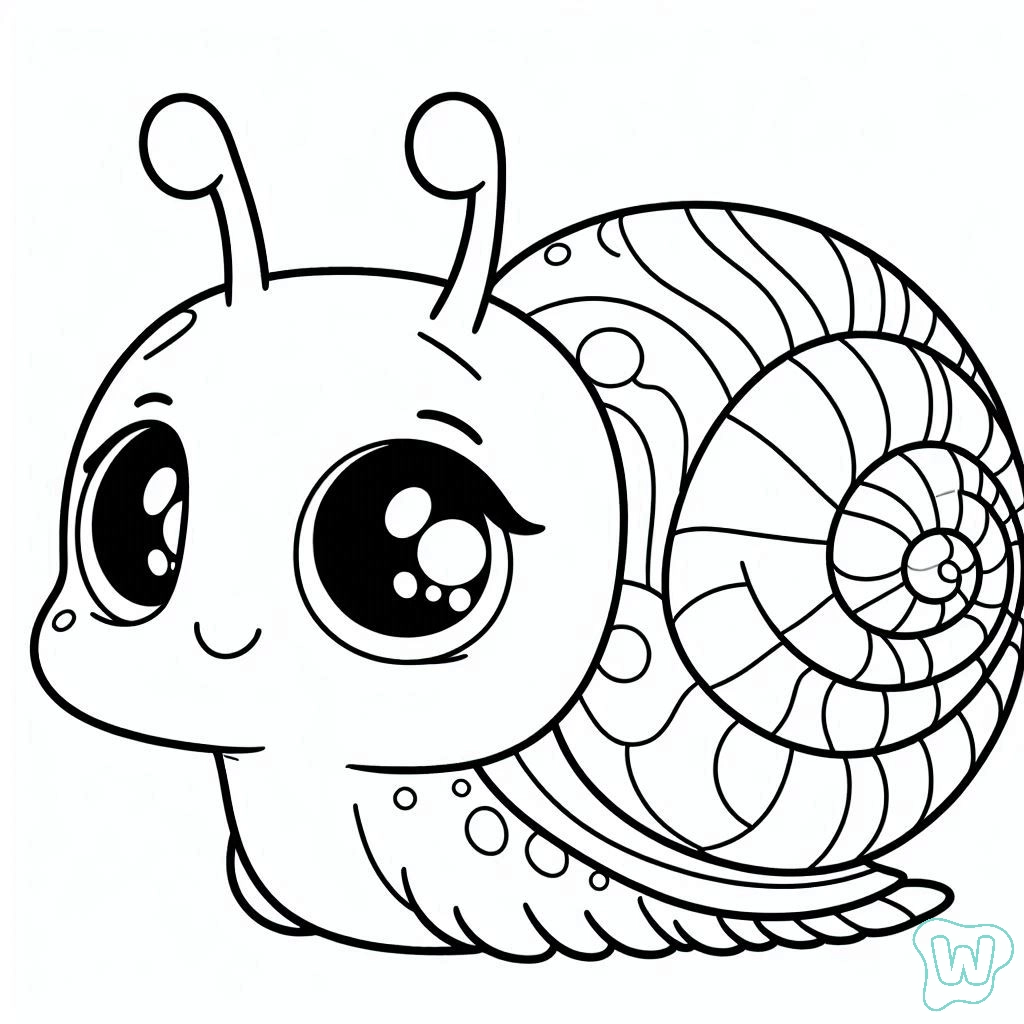 45 Snail Coloring Pages Free PDF Download