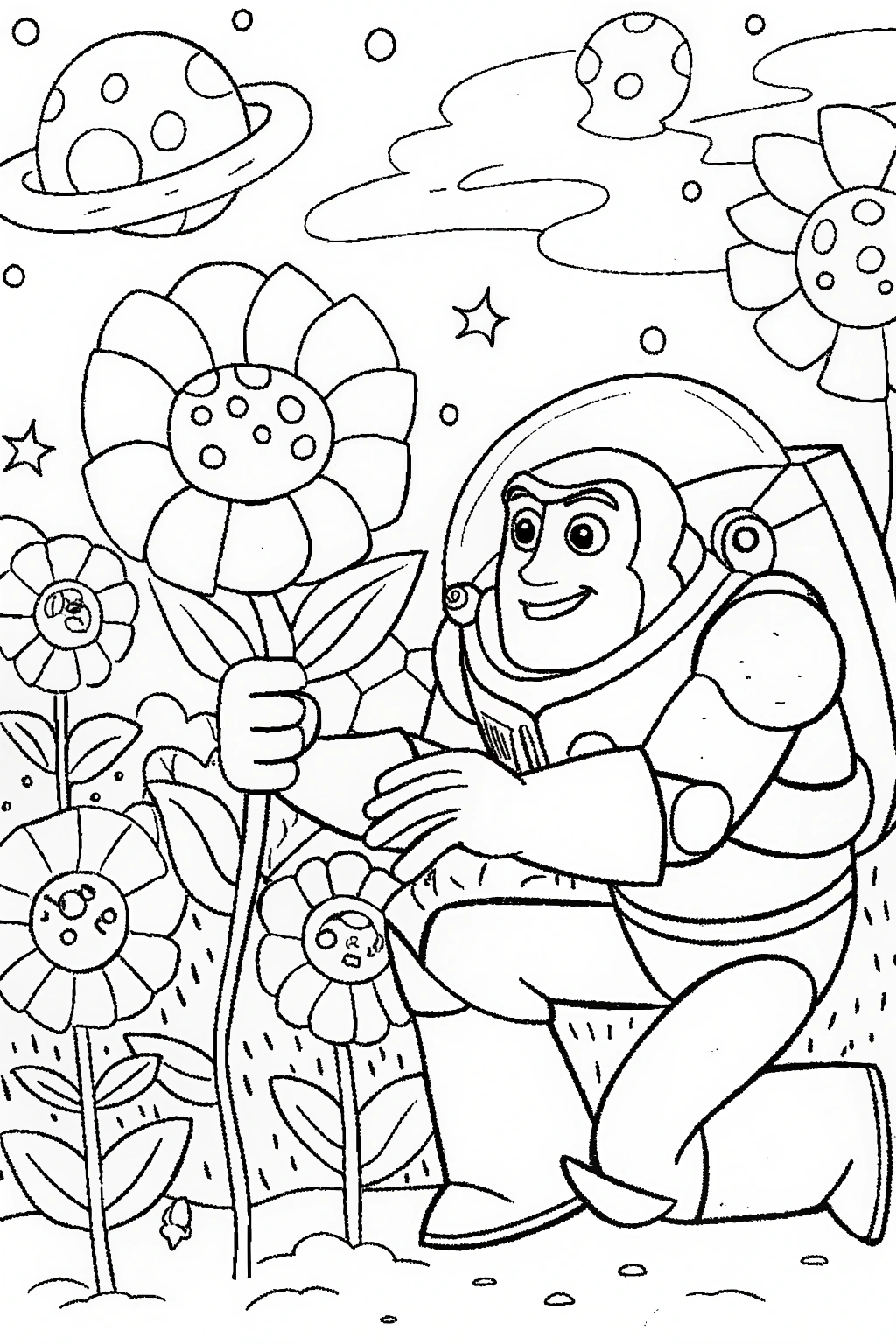 47 Buzz Lightyear Coloring Pages