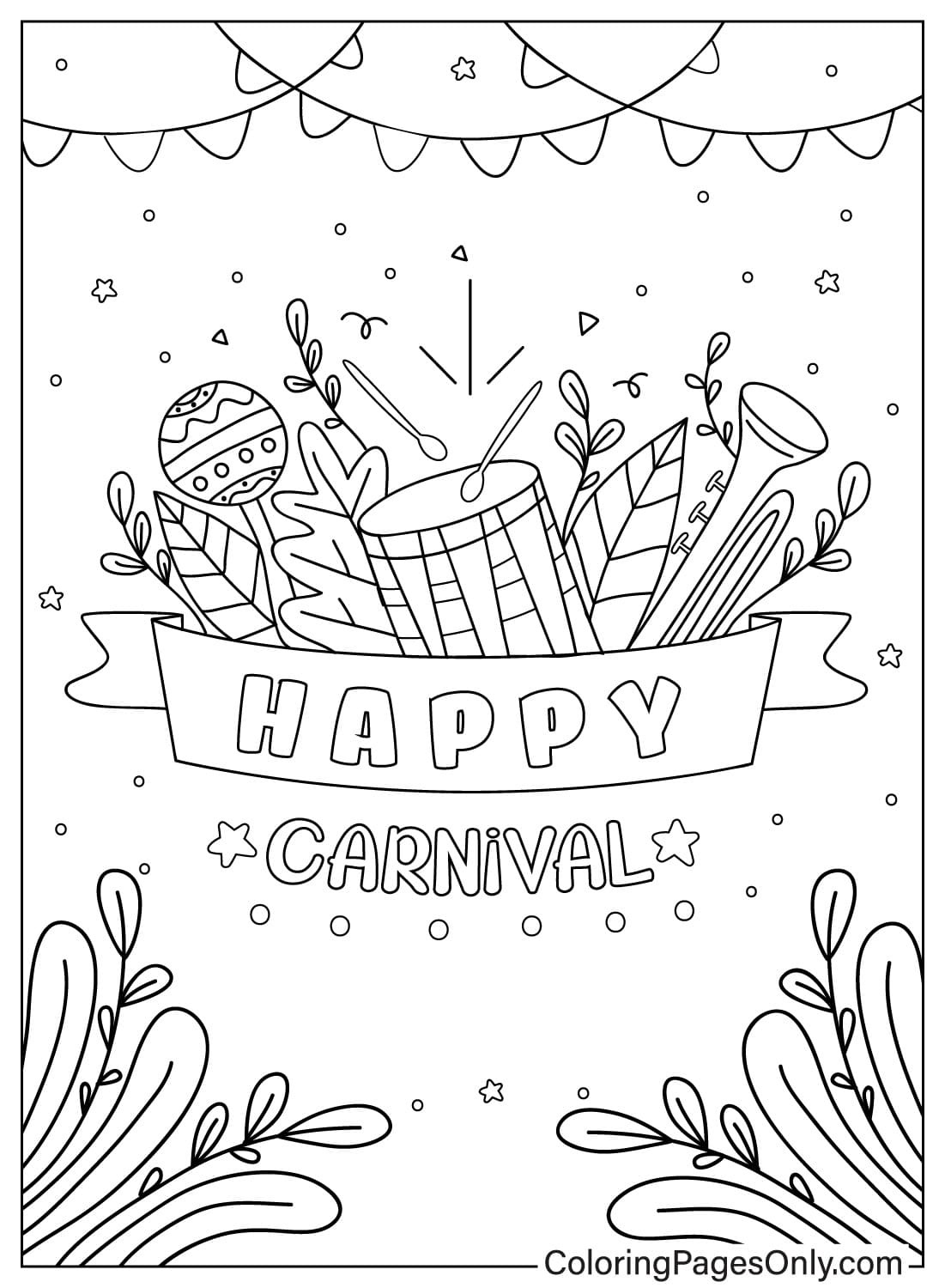 47 Carnival Coloring Pages Free Printable For Kids And Adults 47 Carnival Coloring Pages Free Printable For Kids And Adults